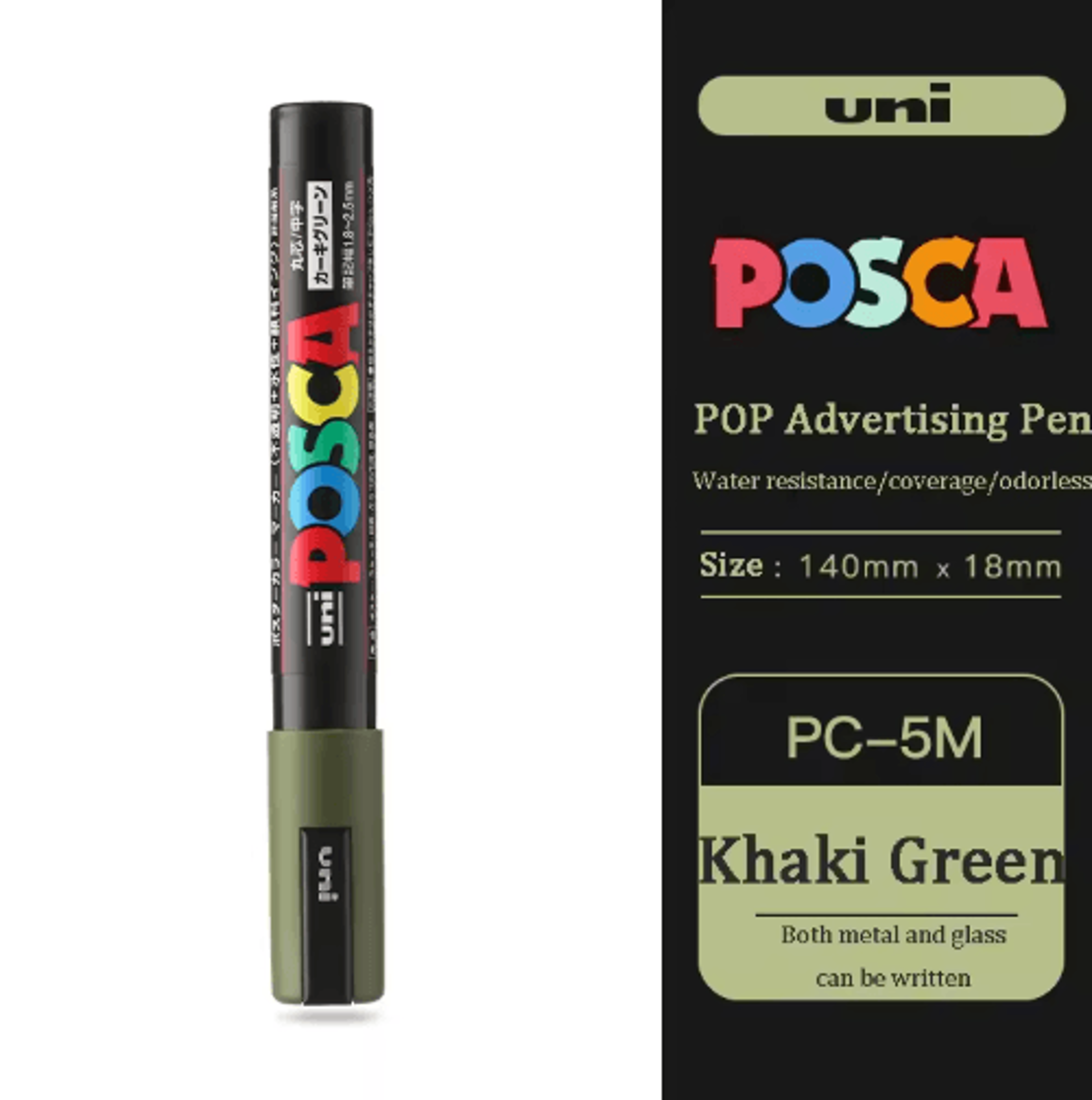 Uni POSCA Acrylic Marker Set PC5M  MultiSurface Paint Pens 29 Colors 15