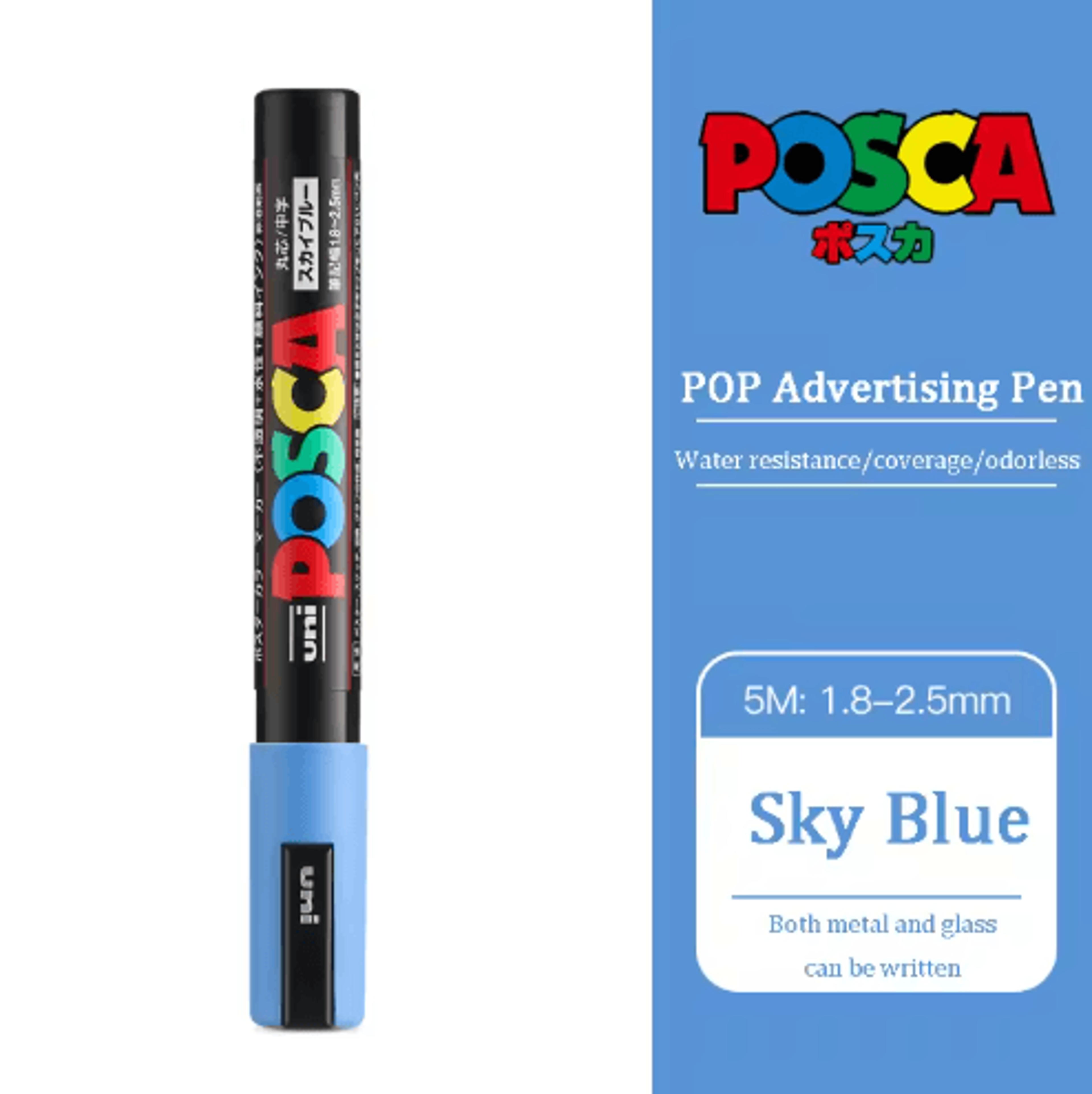 Uni POSCA Acrylic Marker Set PC5M  MultiSurface Paint Pens 29 Colors 21
