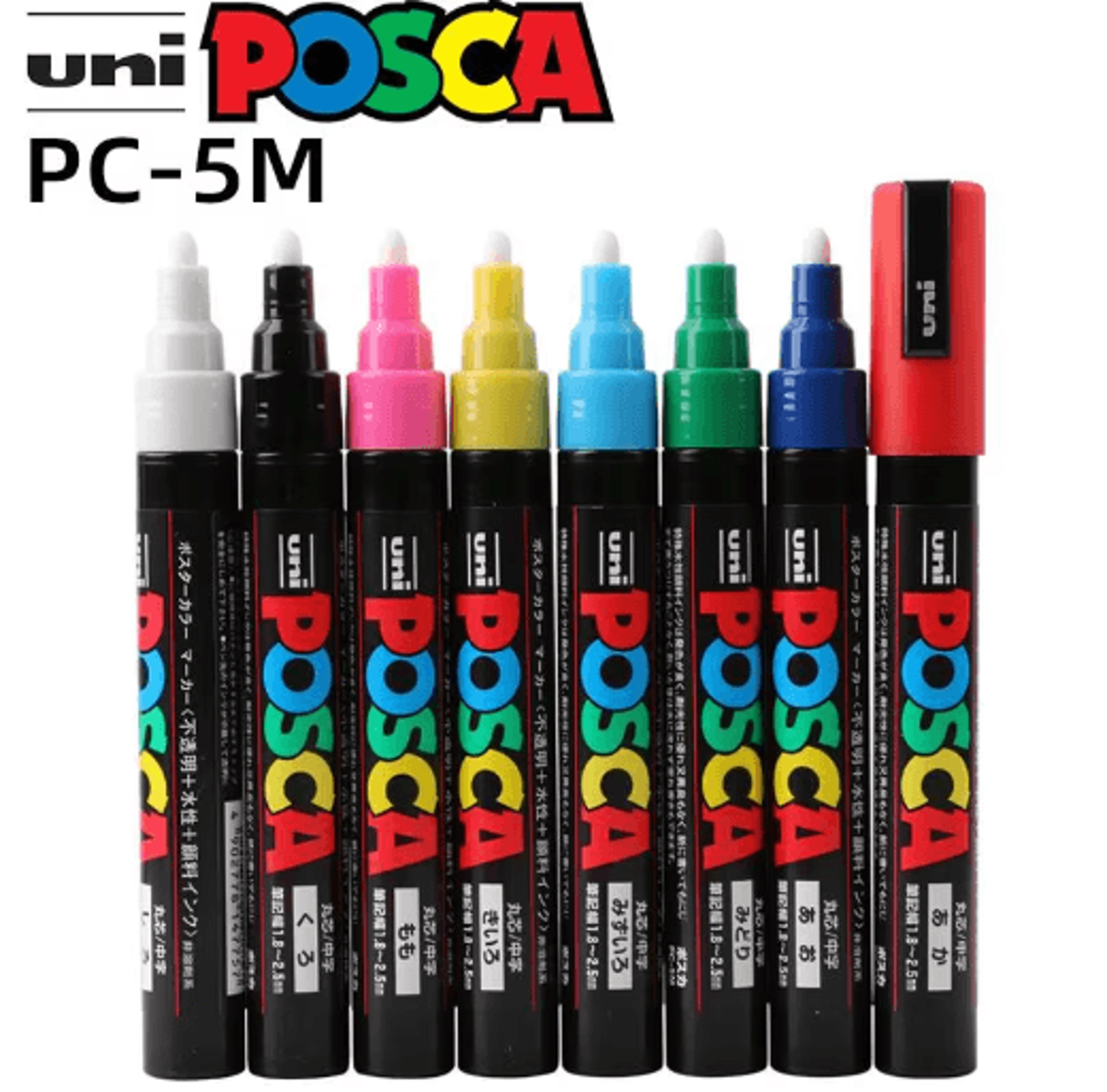 Uni POSCA Acrylic Marker Set PC5M  MultiSurface Paint Pens 29 Colors 0