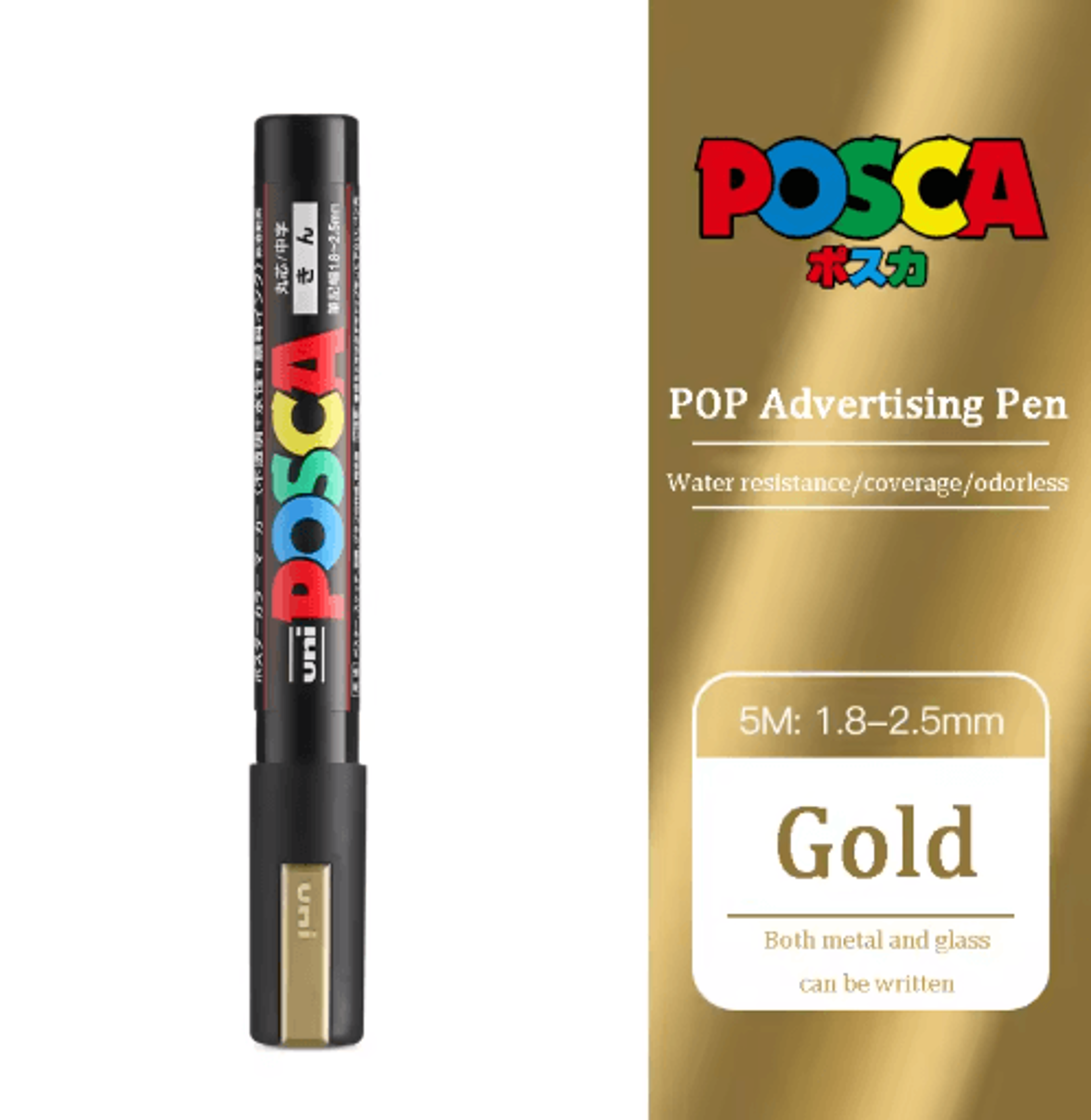 Uni POSCA Acrylic Marker Set PC5M  MultiSurface Paint Pens 29 Colors 26