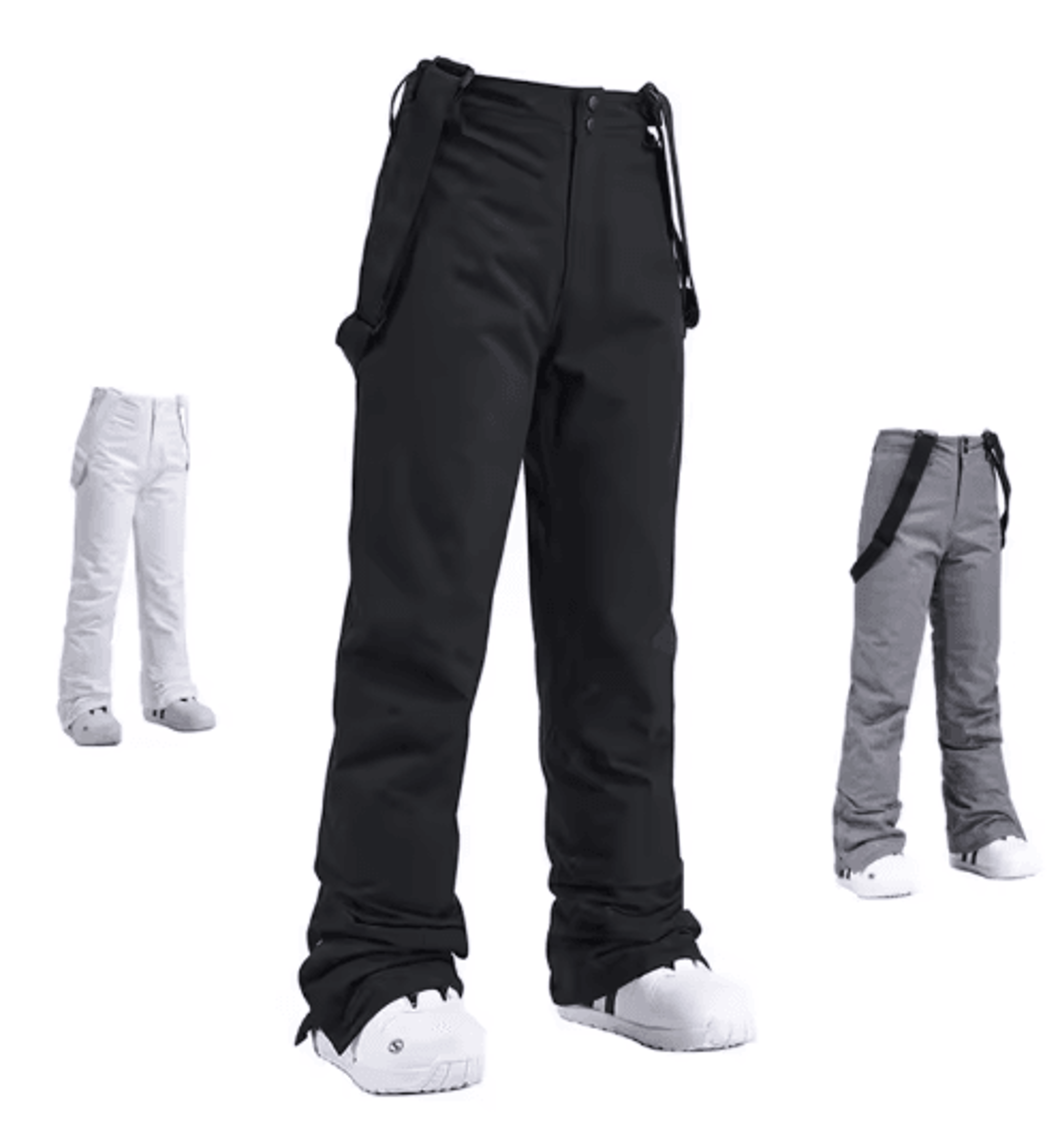 All Terrain Snowboard Pants Waterproof Windproof Suspenders Ski Trousers 12