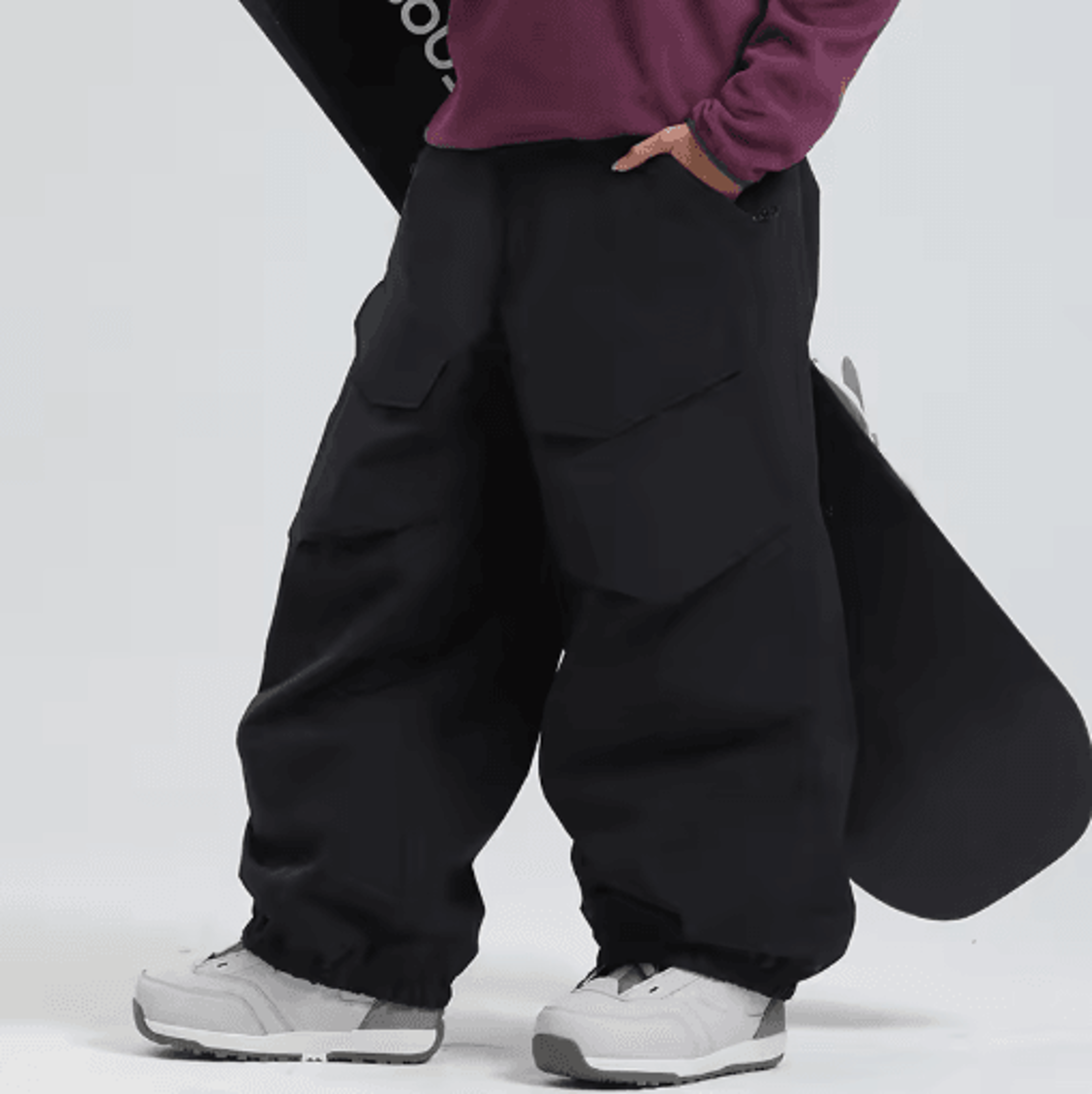 GSOU SNOW Ski Overalls Waterproof Thermal Snowboard Pants For Men  Women 3