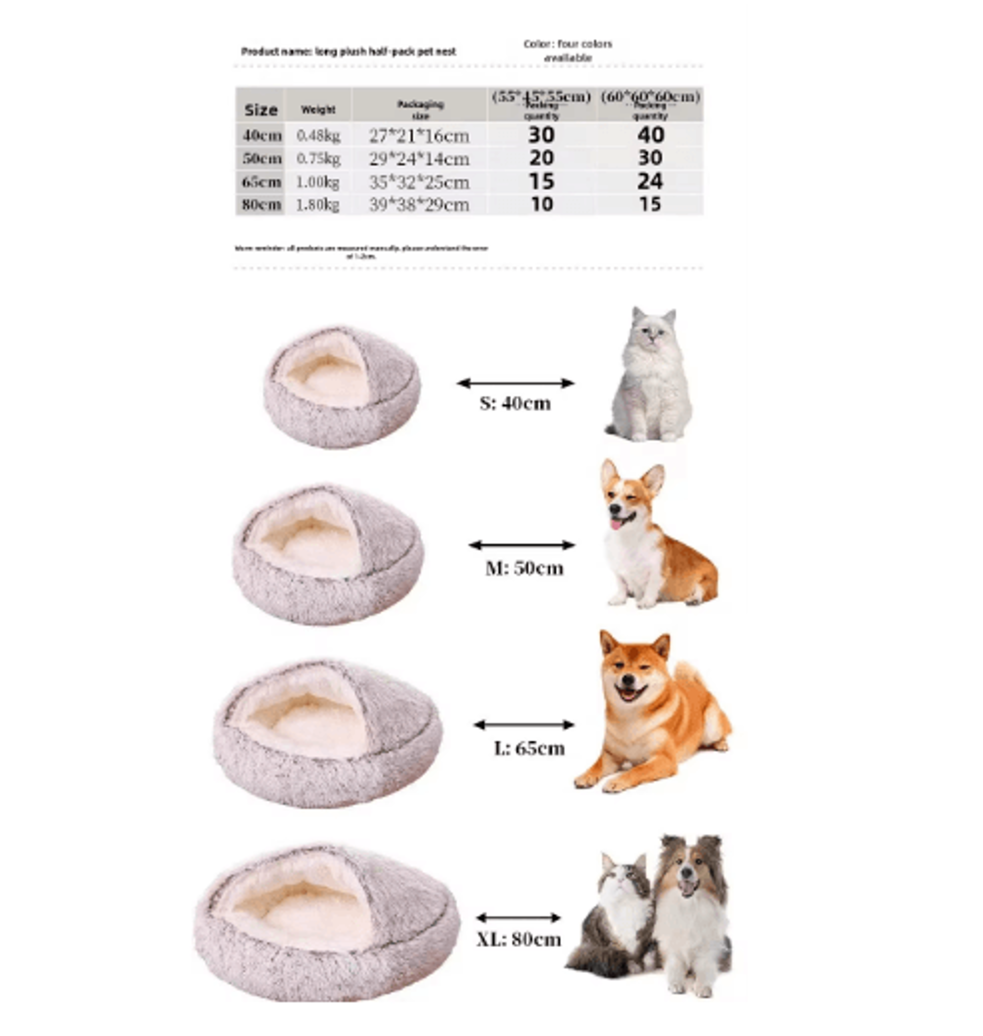 CozyShell Plush Pet Bed  SemiEnclosed Warm Cat Nest For Winter Comfort 9
