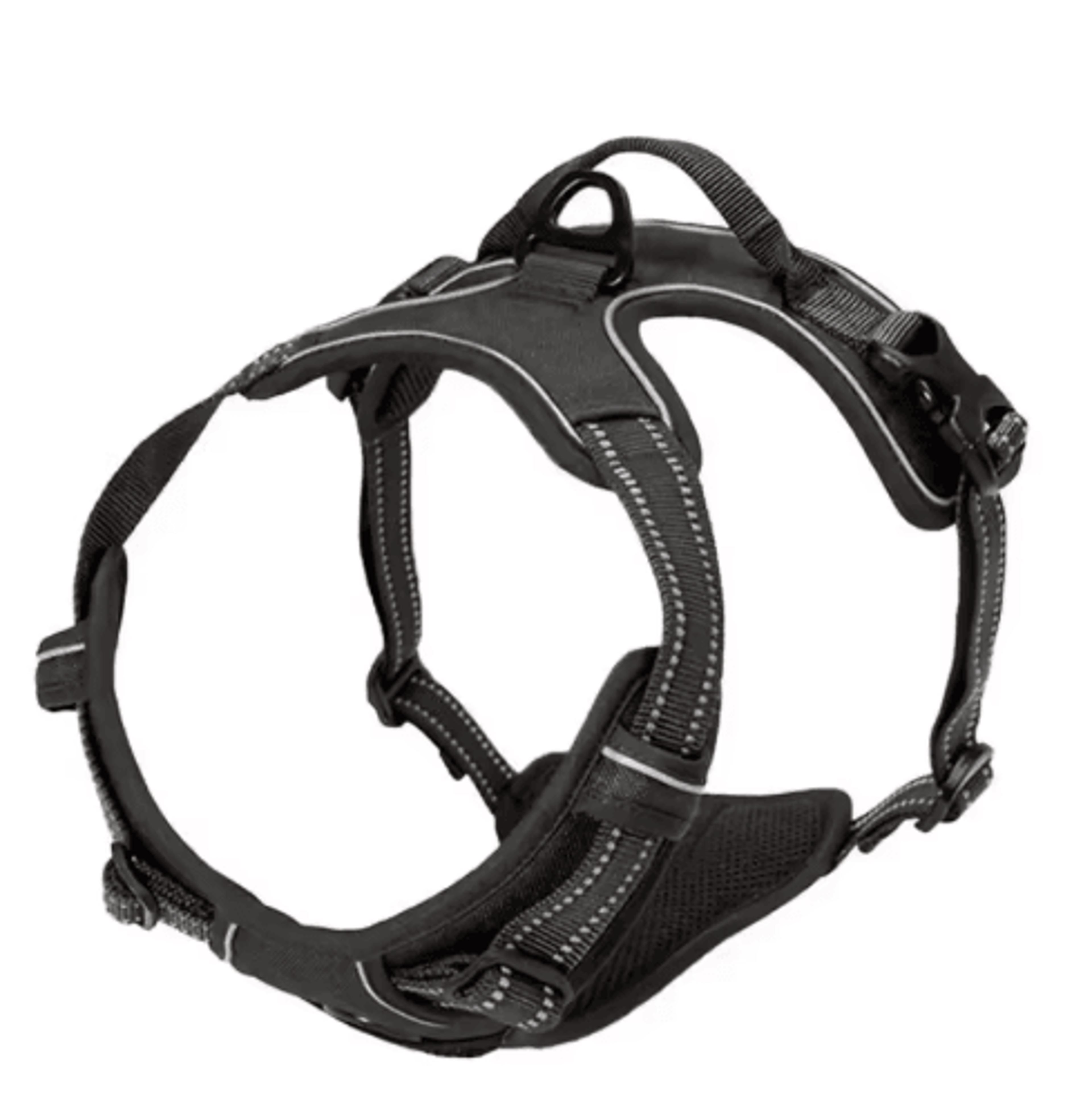 No Pull Front Clip Dog Harness  Heavy Duty Reflective Control Vest 4