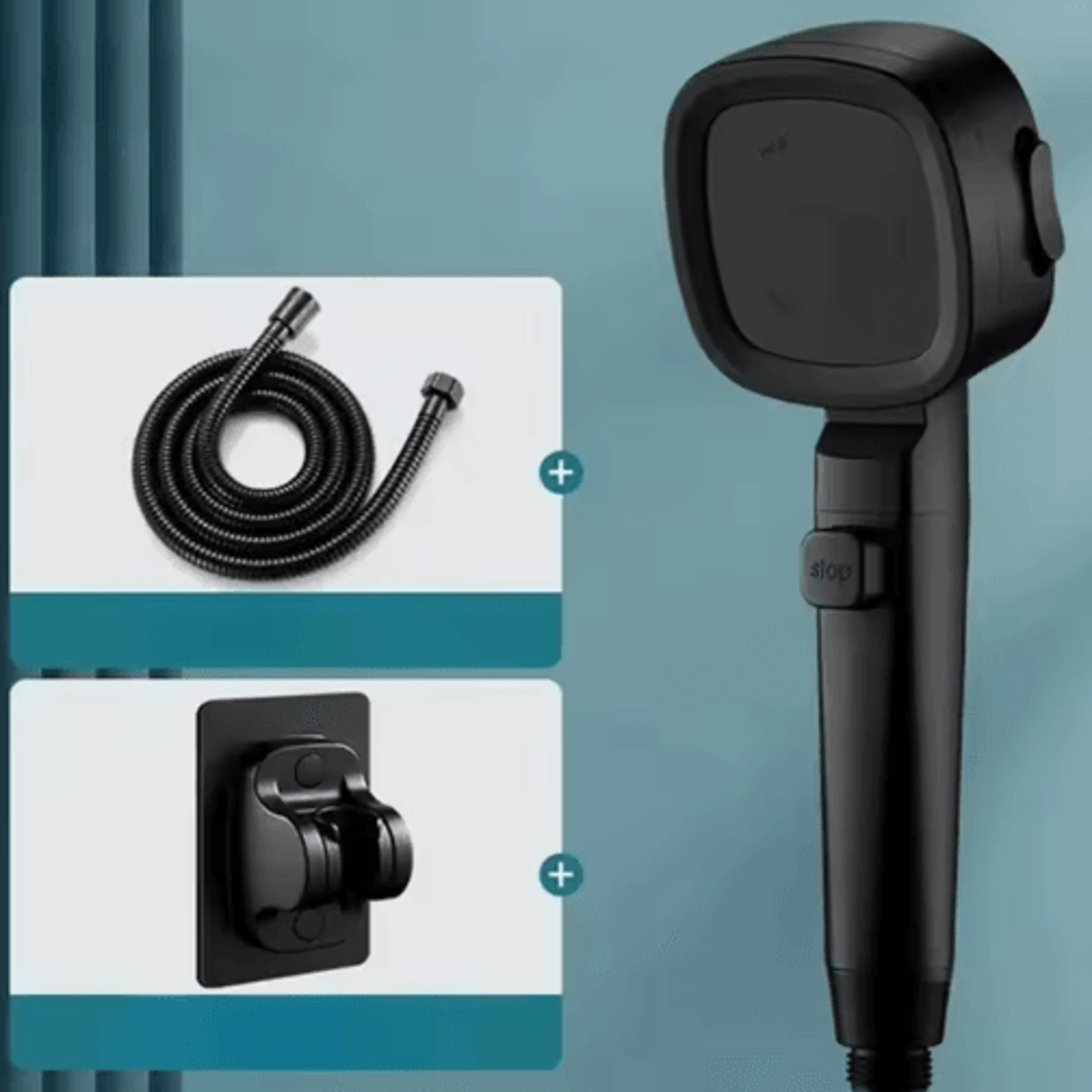 High Pressure Rain Shower Head  Boosted Water Flow Bathroom Upgrade 1