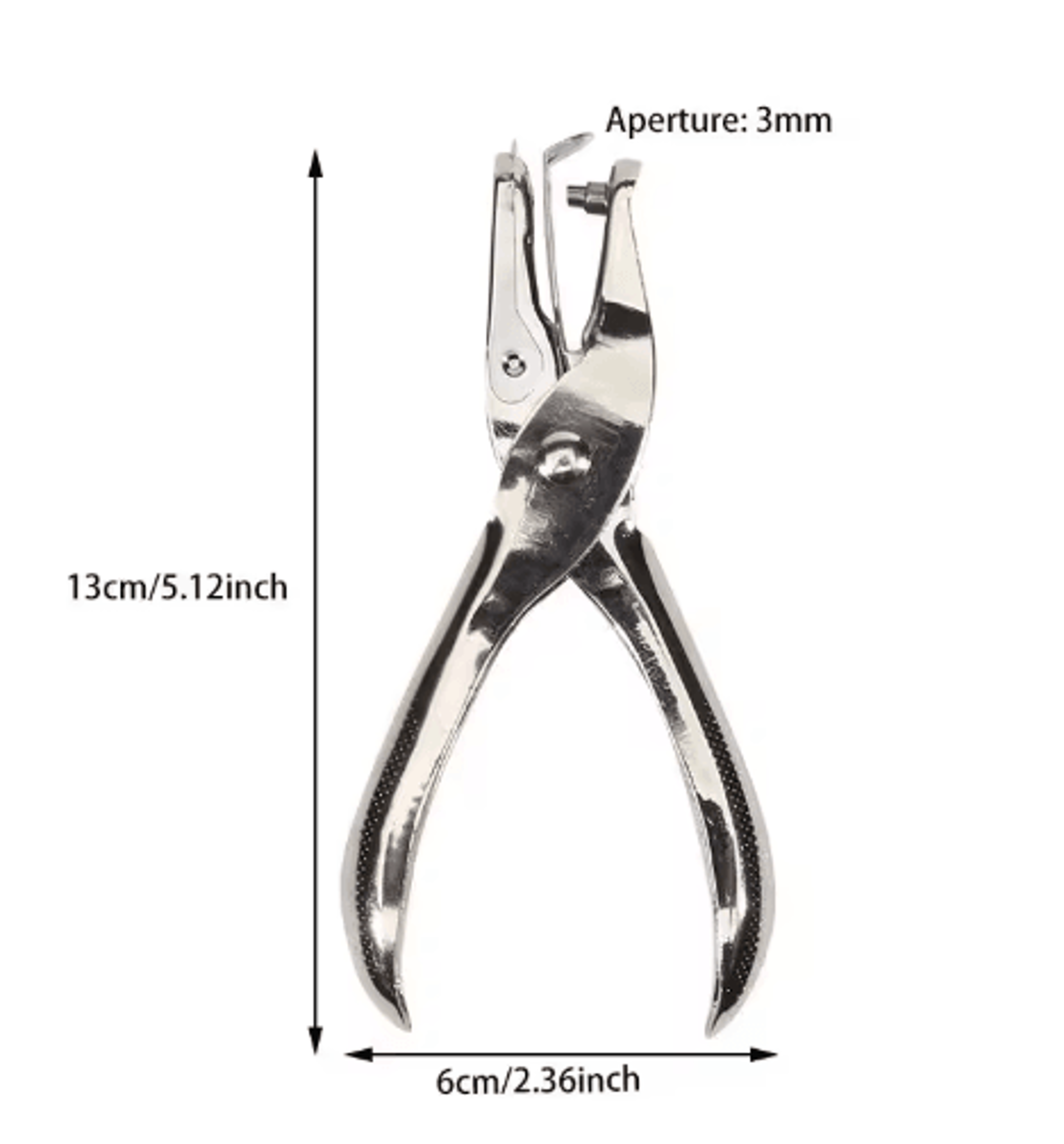 Metal Hole Punch Pliers  3mm6mm Precision Paper  Leather Punch Tool 3