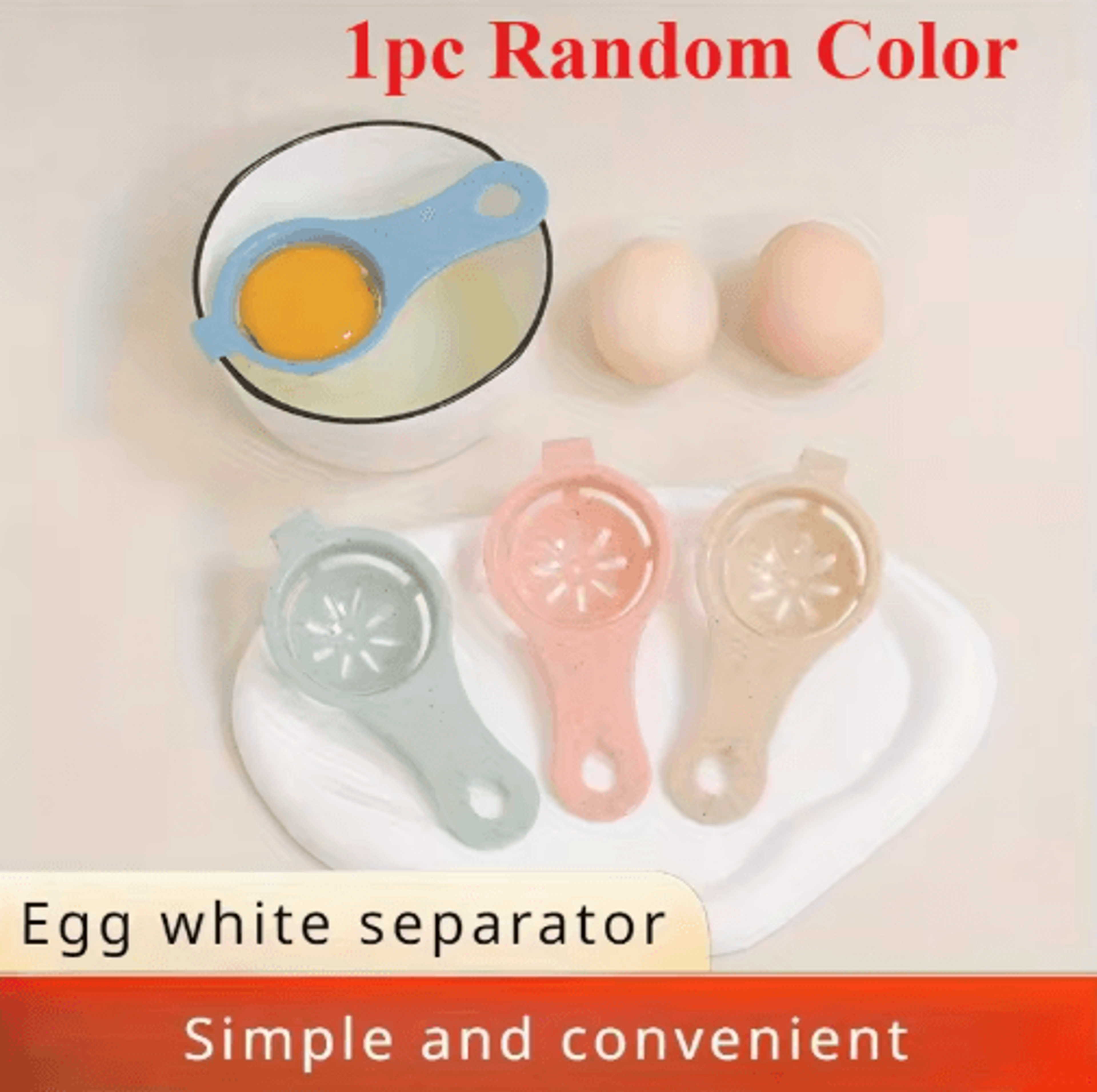 EcoFriendly Wheat Straw Egg Separator For Easy Yolk  White Separation 6