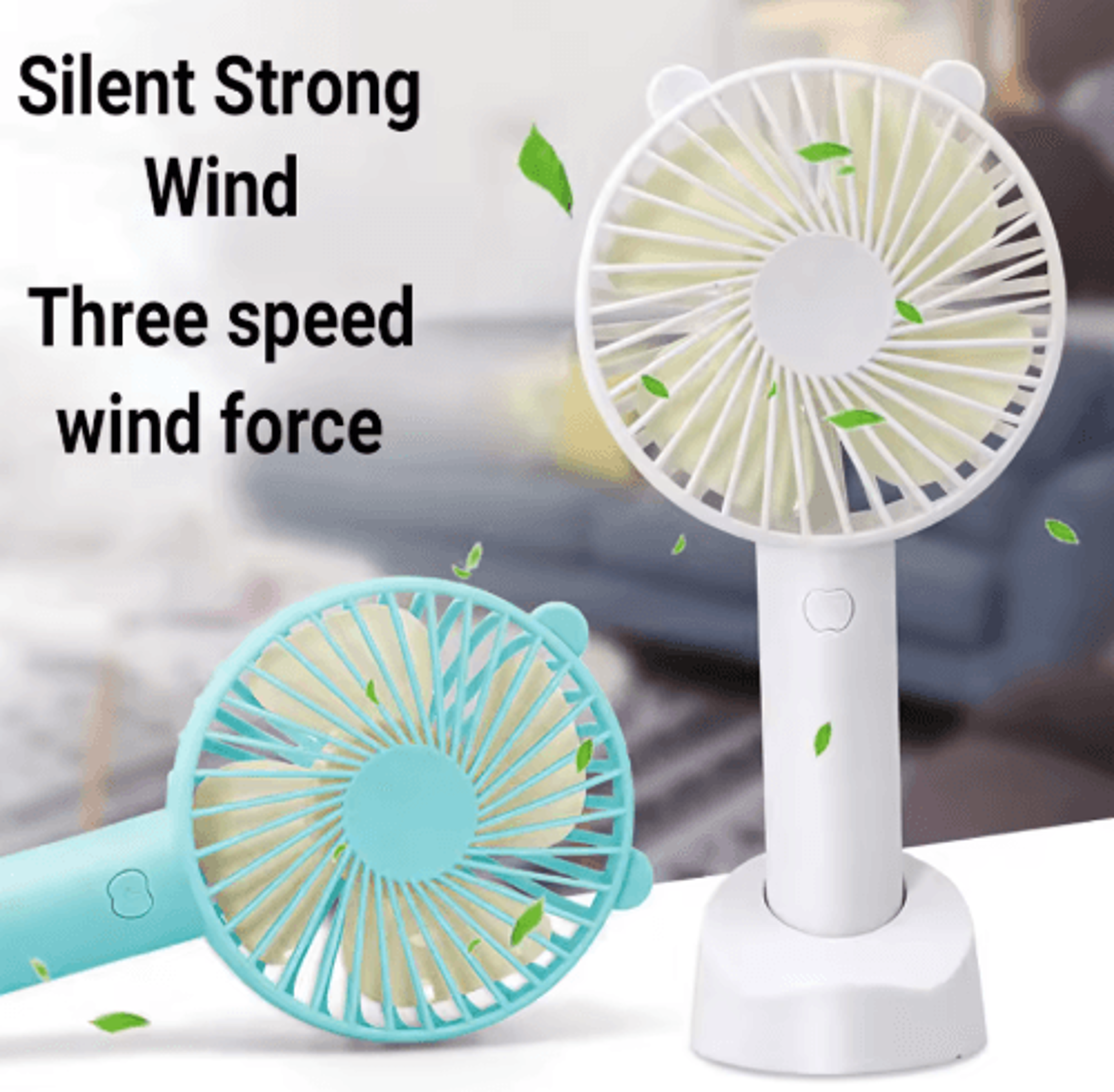 Mini Handheld Fan  USB Rechargeable Portable Desk Fan For Travel  Daily Cooling 9
