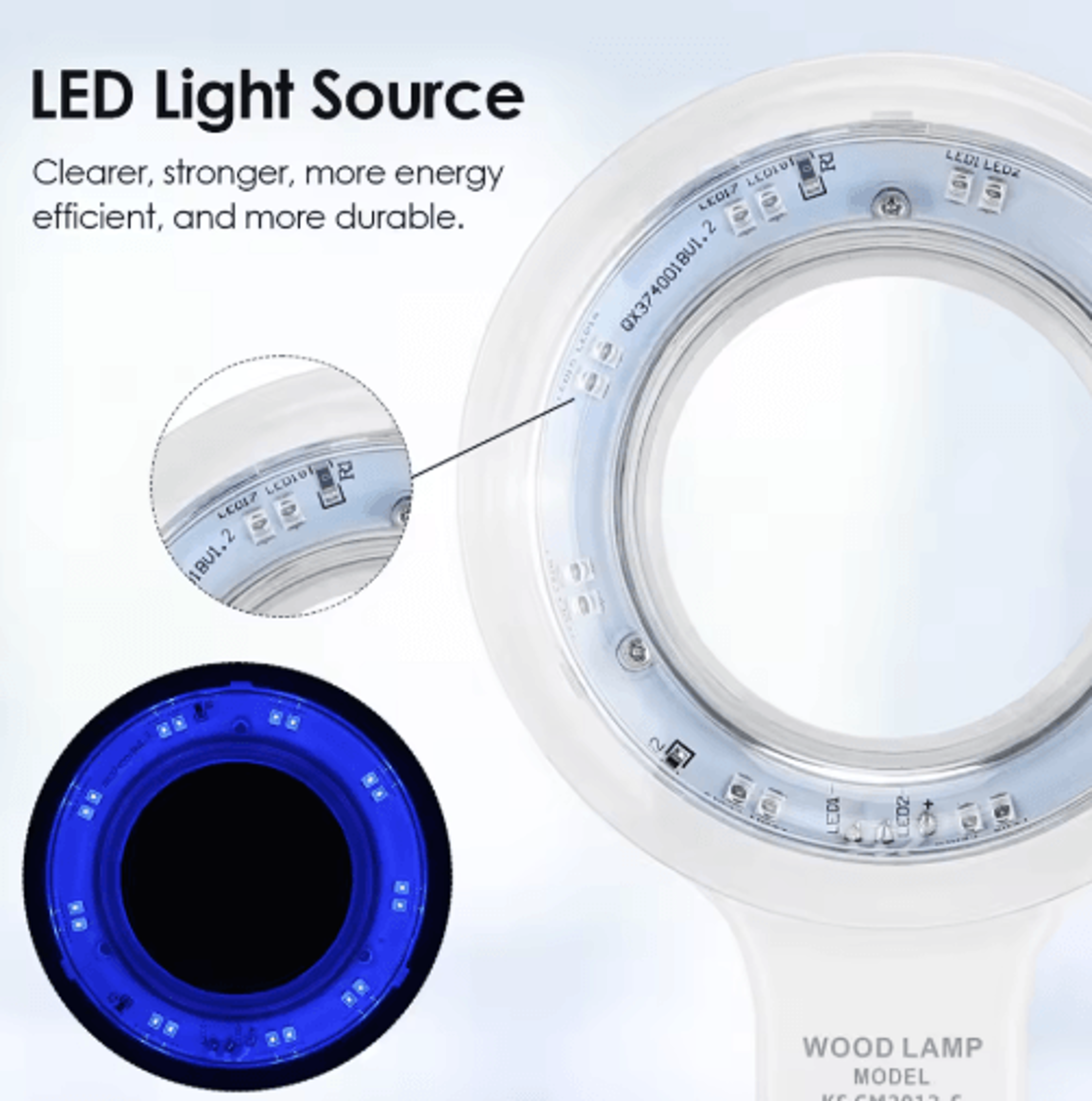 ProGlow UV Woods Lamp Skin Analyzer  Professional Skin Analysis Lamp For Facial Diagnostics 3