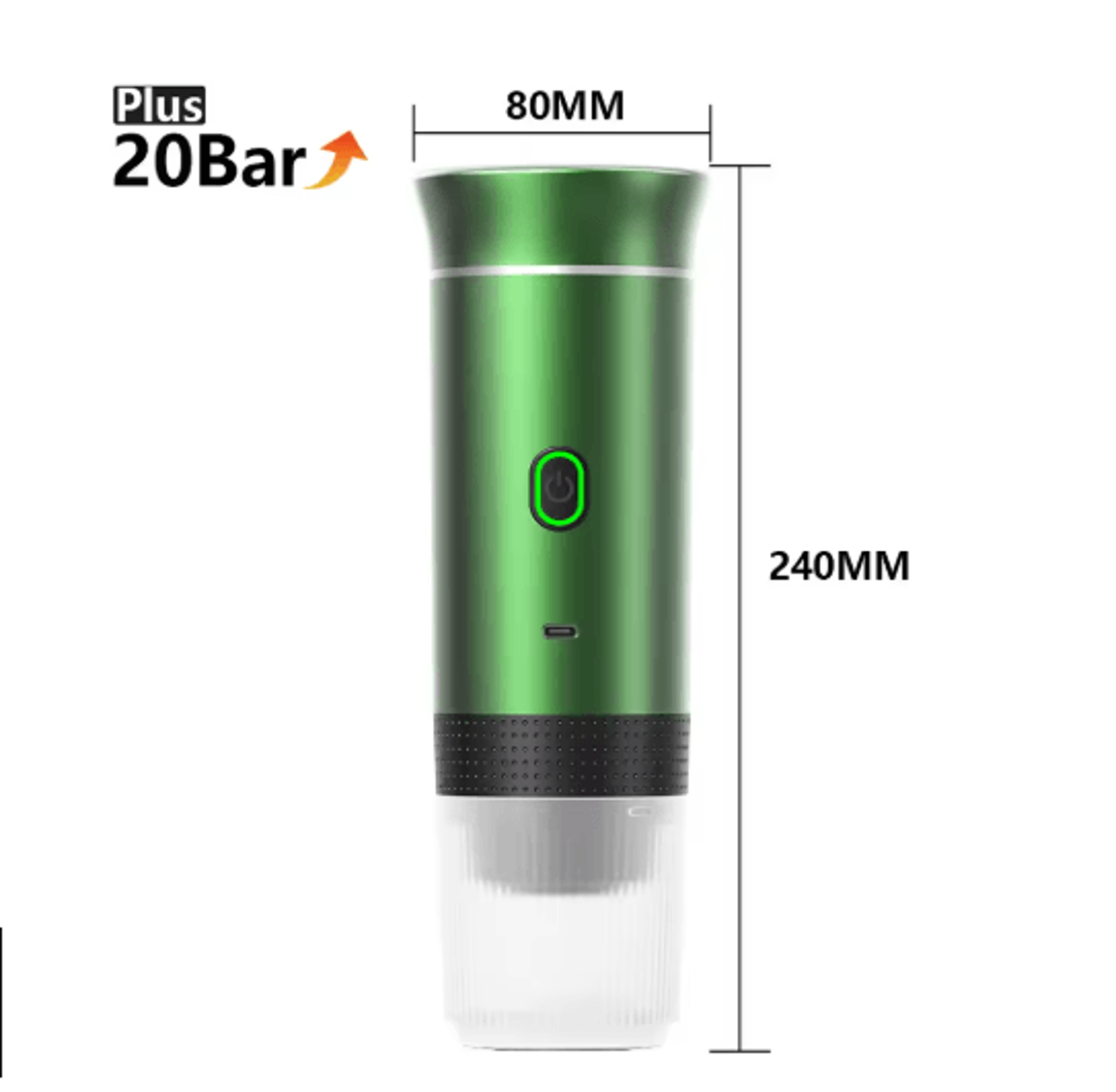 BrewGo 3in1 Portable Espresso Machine Wireless Travel Coffee Maker For Car Camping  Home 1