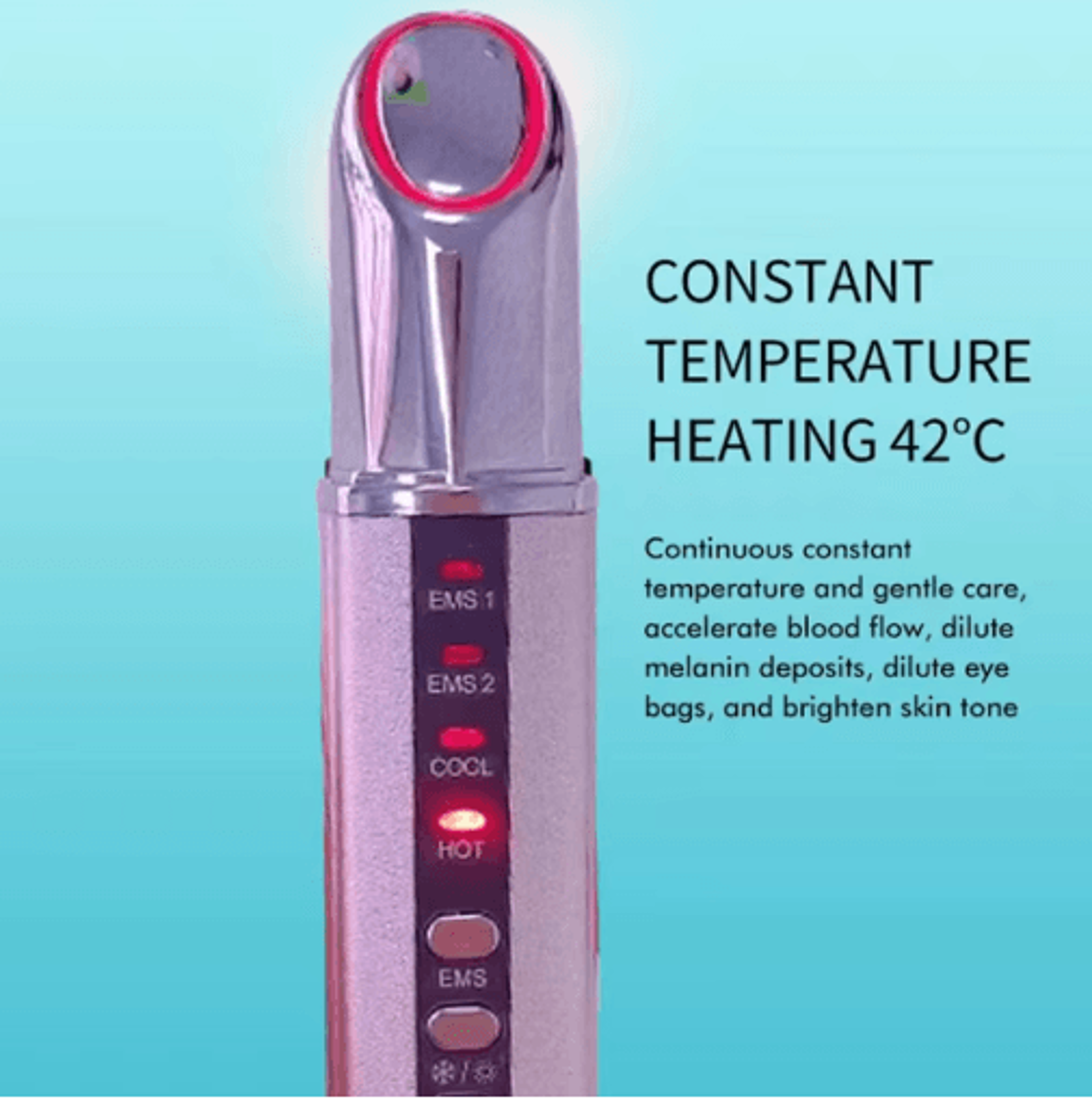 Sonic EMS Eye  Lip Massager  Lifting Eye Massager Device For Firming  Wrinkle Care 4