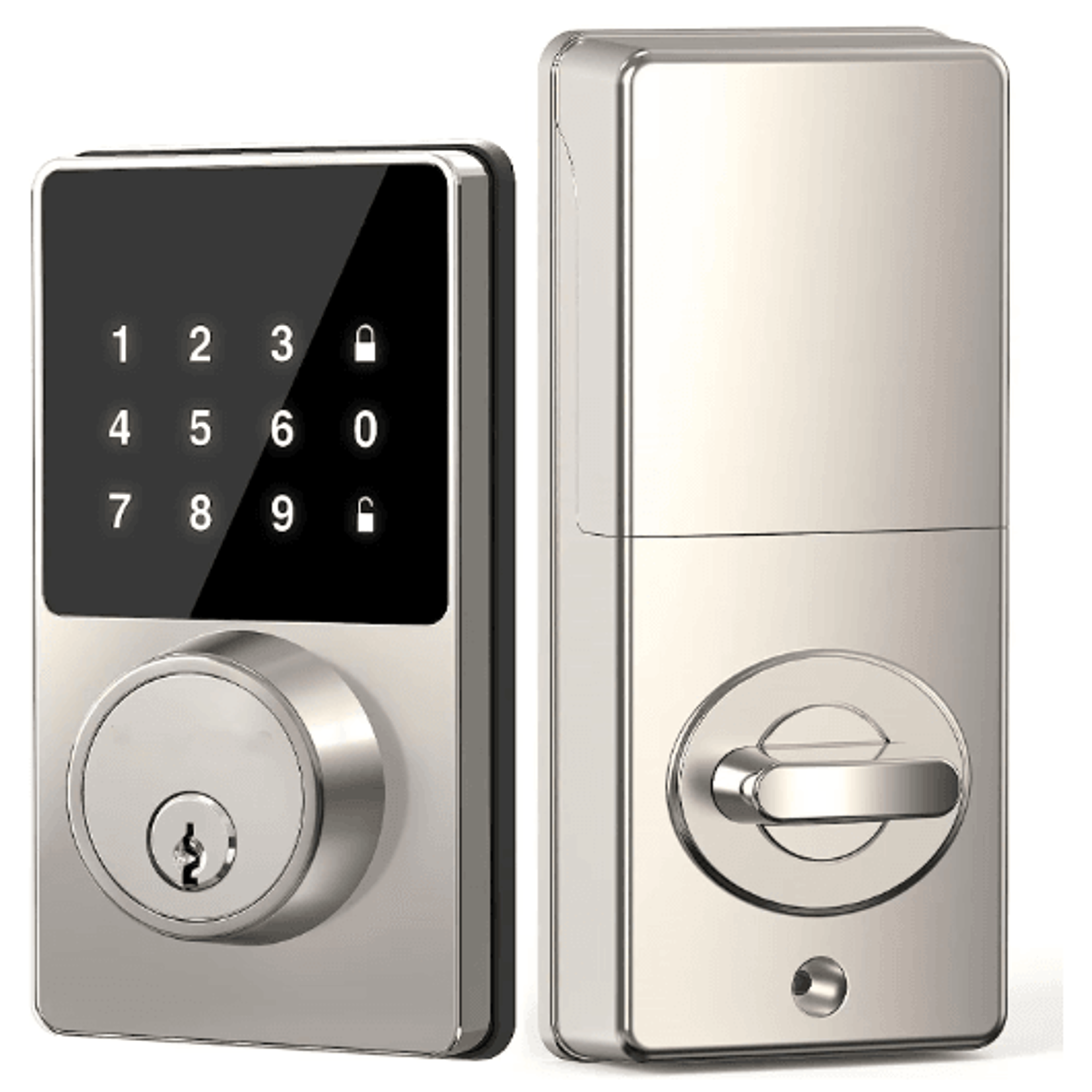 Smart Keyless Door Lock With Touchscreen App Controlled Keyless Entry Door Lock With 50 User Codes 0