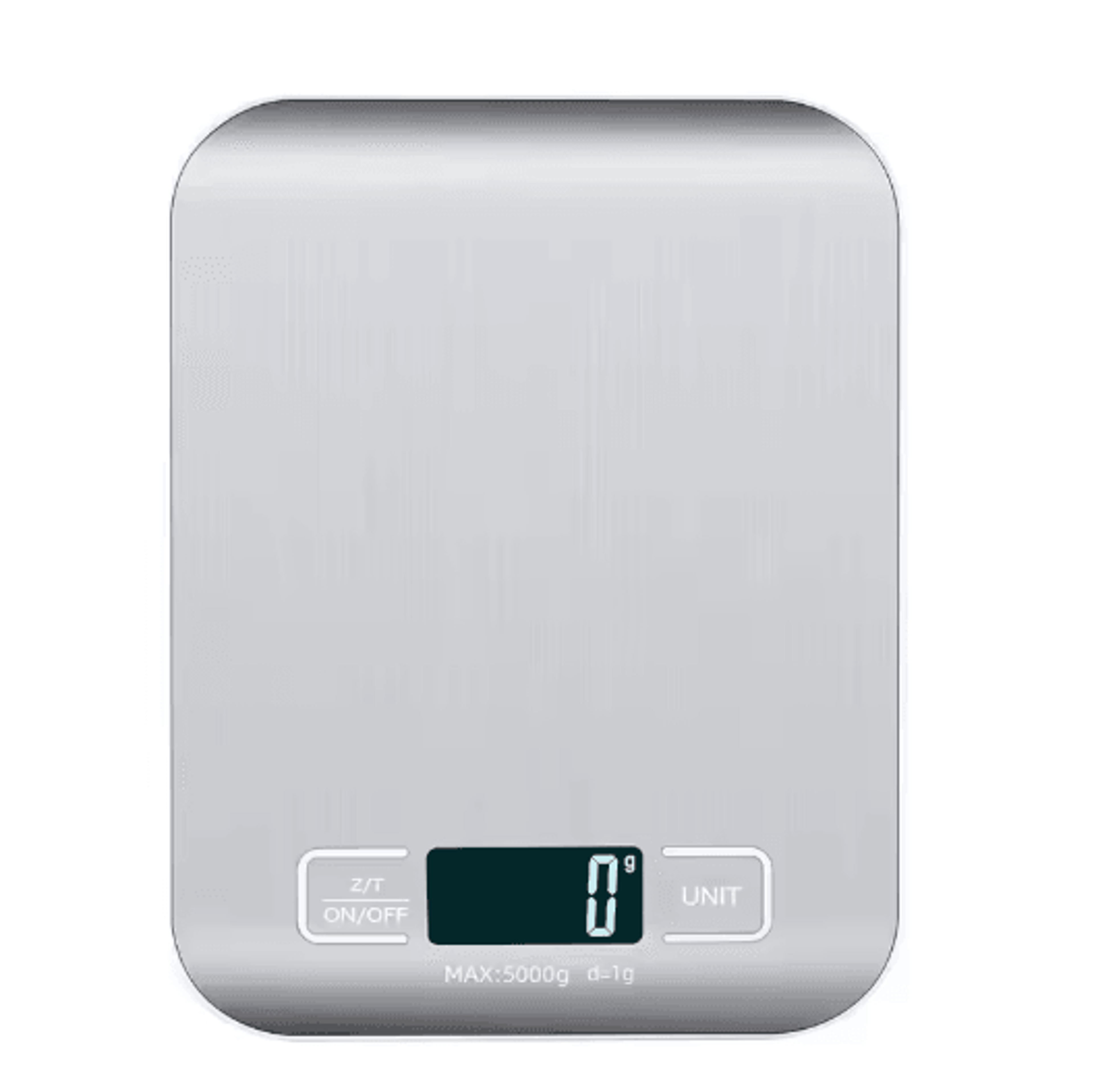 Digital Kitchen Scale With LED Display Precision Stainless Steel Food Weighing Scale 5kg Capacity 1