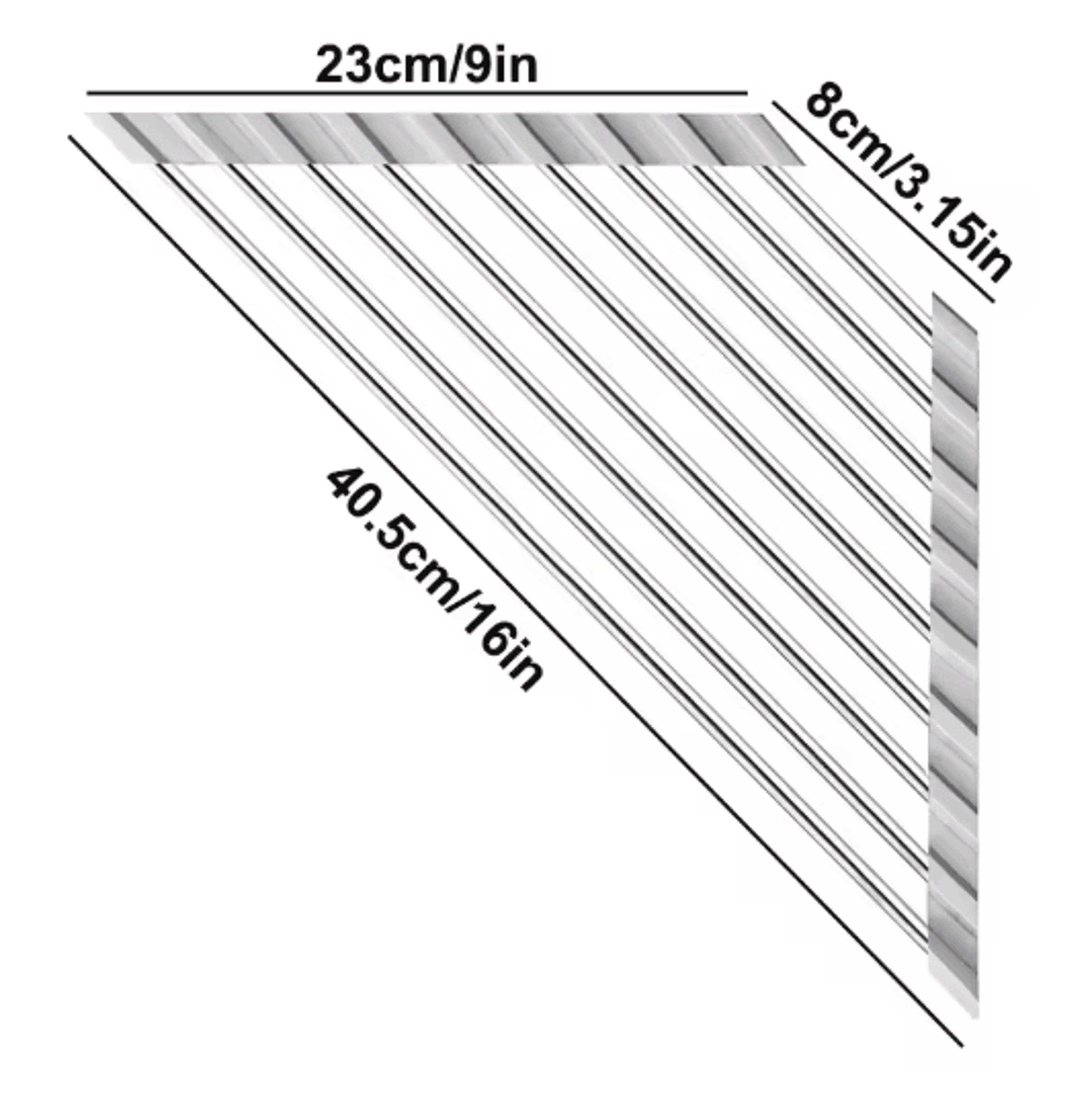 Roll Up Triangle Over Sink Drying Rack Foldable Stainless Steel Dish Drainer  Corner Organizer 2