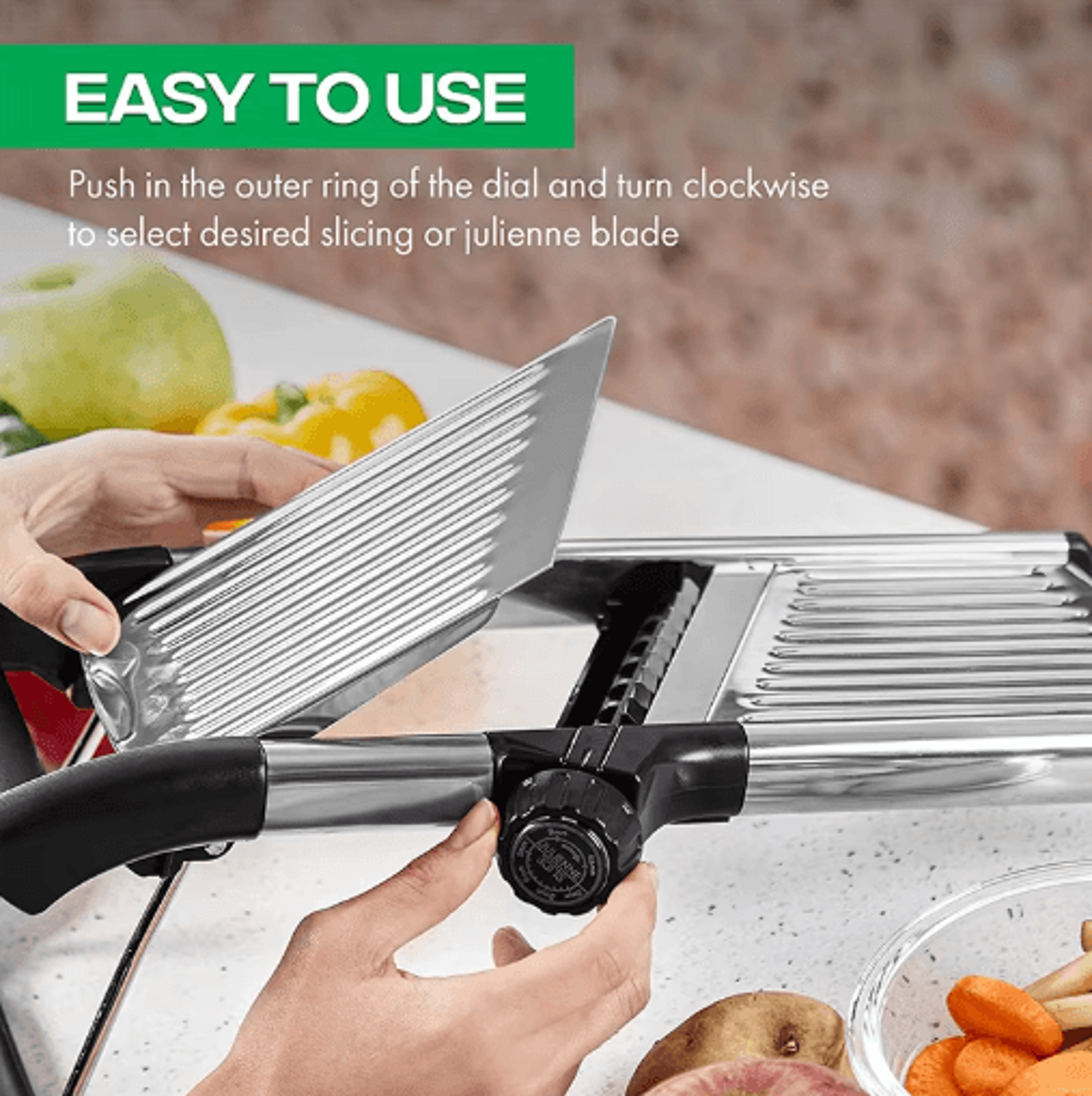 Adjustable Stainless Steel Mandoline Slicer  MultiBlade Vegetable Cutter  Food Prep Tool 2