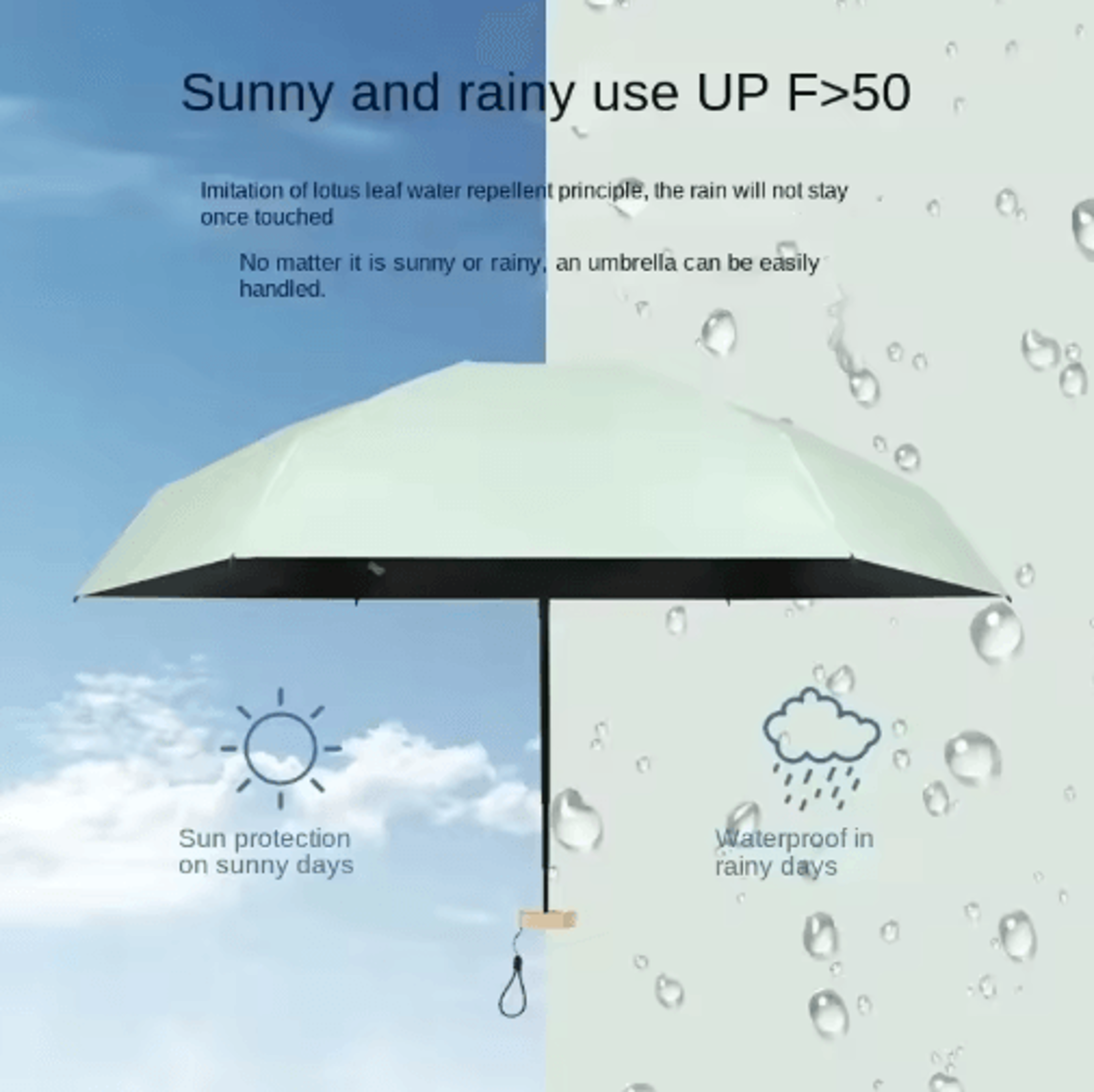 Mini Capsule Pocket Umbrella  UltraLight UV Protection Folding Rain Umbrella 11