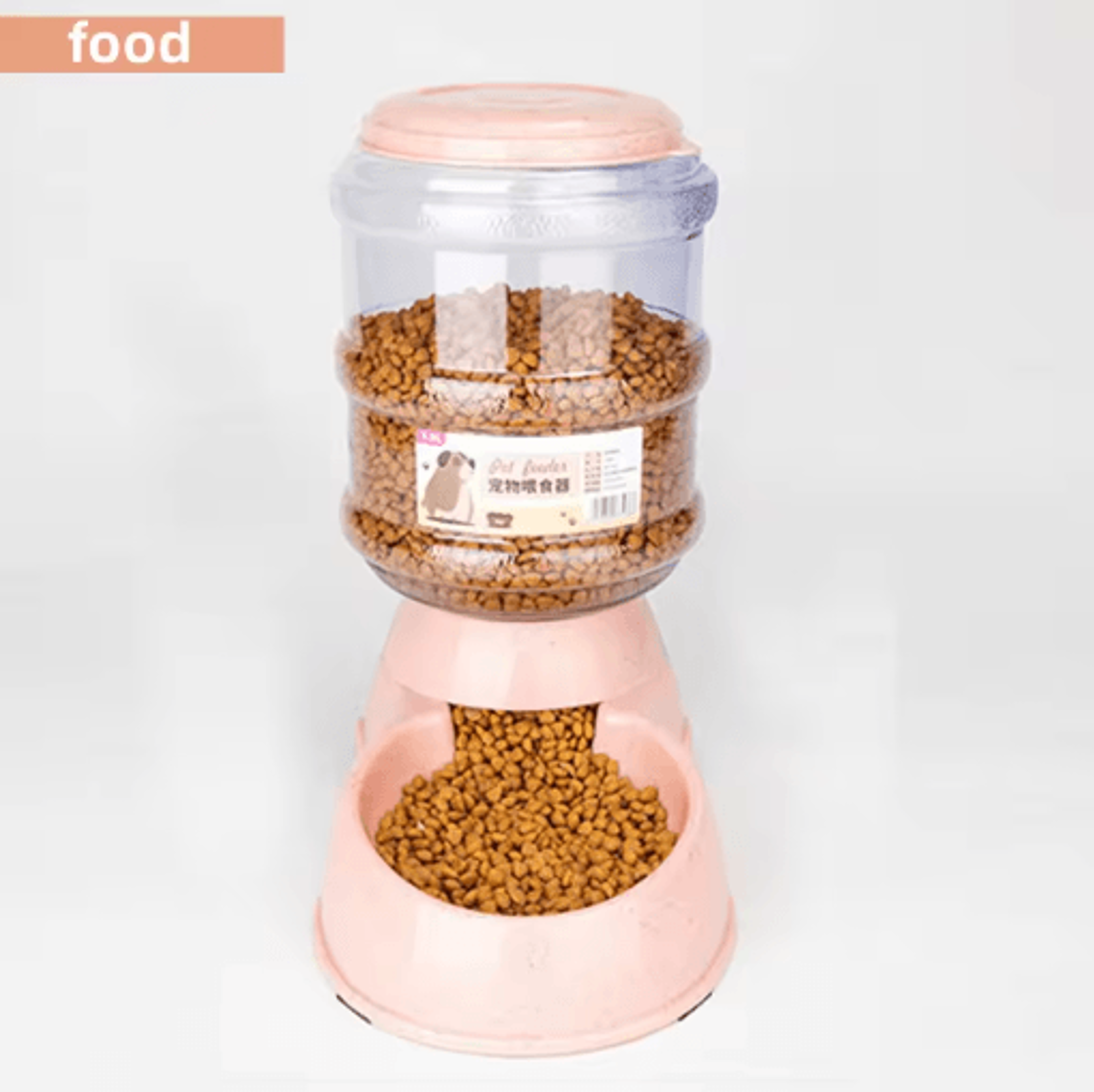 Large Capacity Automatic Pet Feeder Bowl Set Cat Water Dispenser  Dog Food Bowl Combo 4
