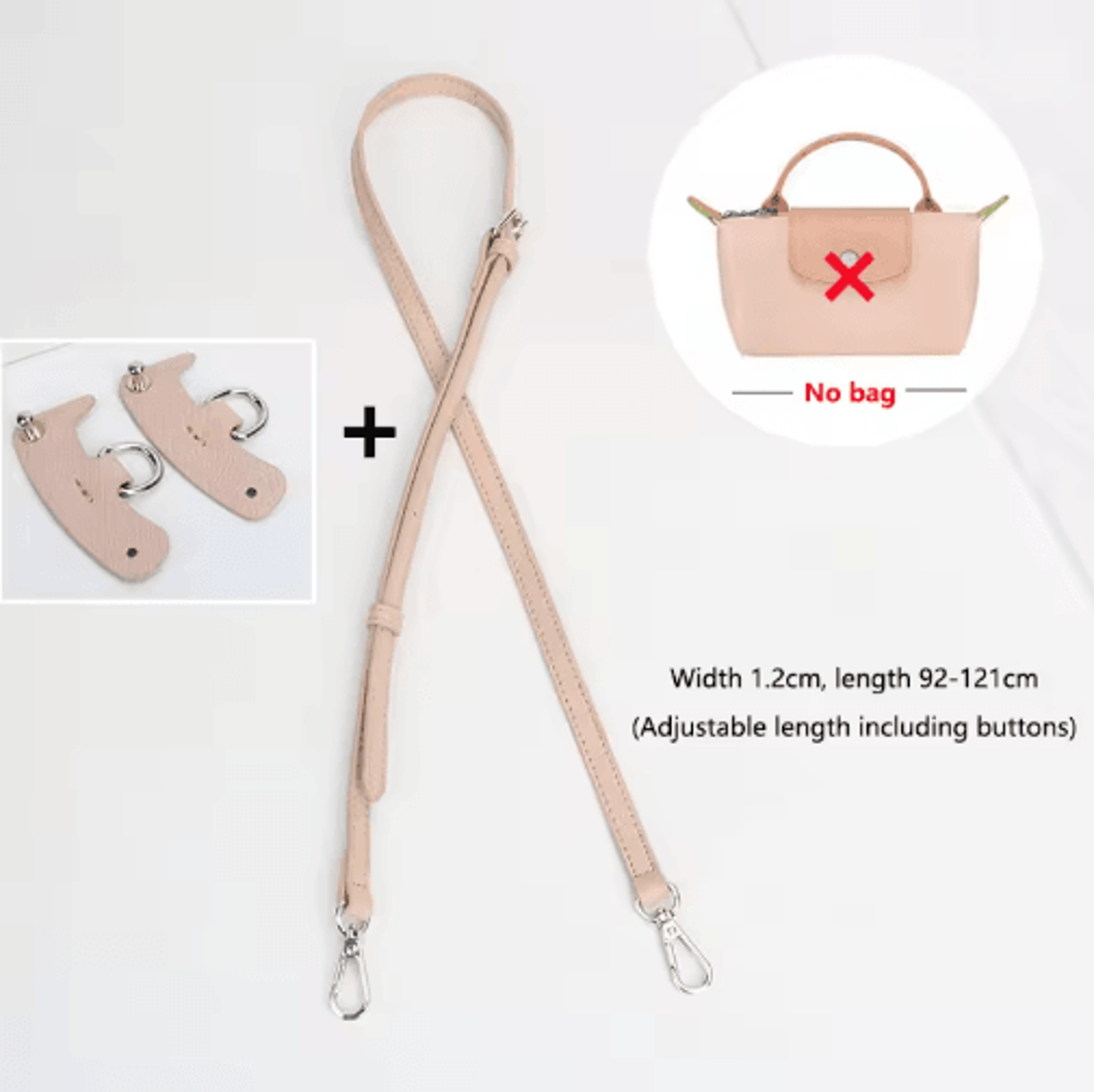 Adjustable Longchamp Bag Strap  Crossbody Conversion Shoulder Strap 100120cm 20