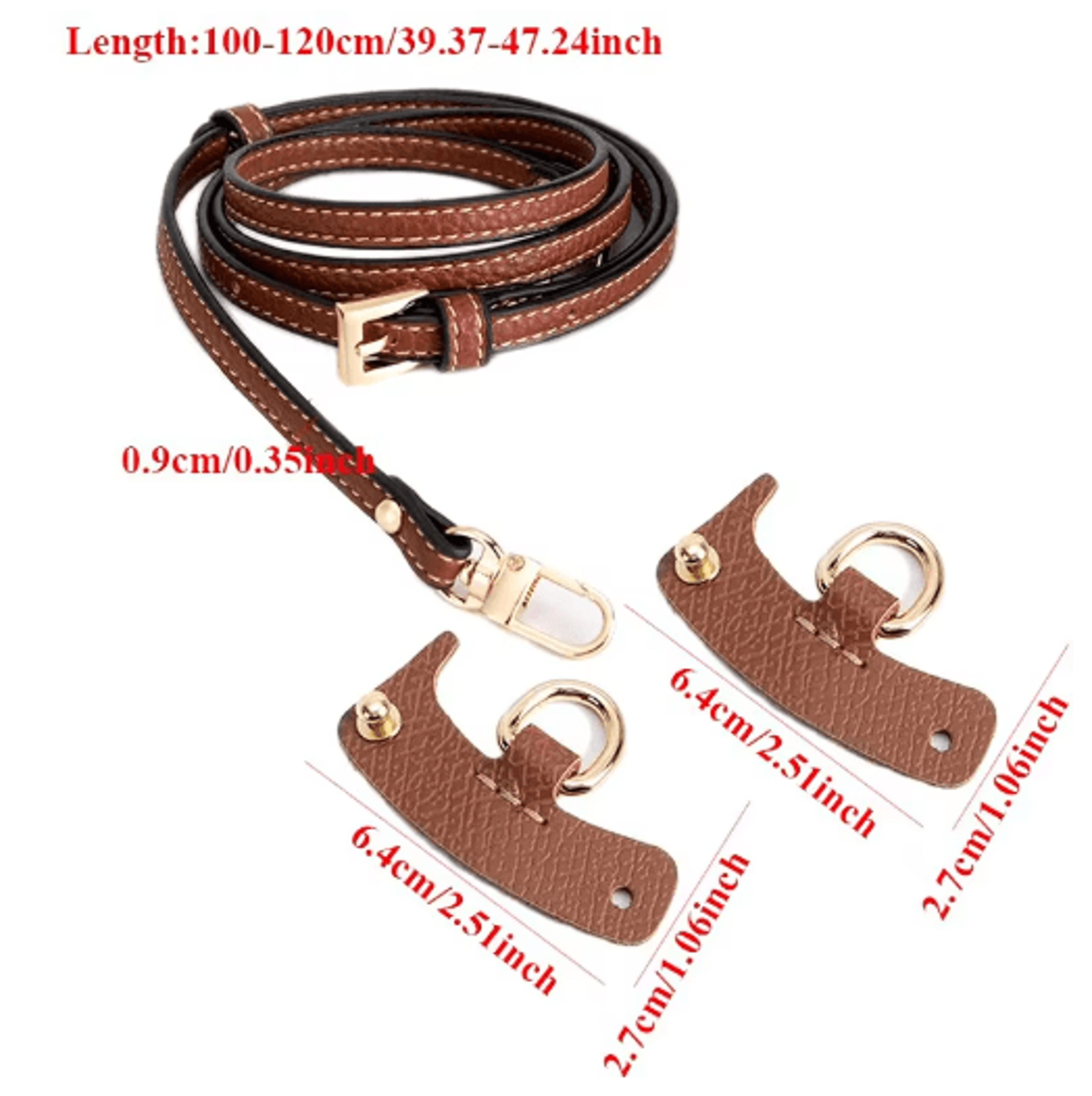 Adjustable Longchamp Bag Strap  Crossbody Conversion Shoulder Strap 100120cm 25