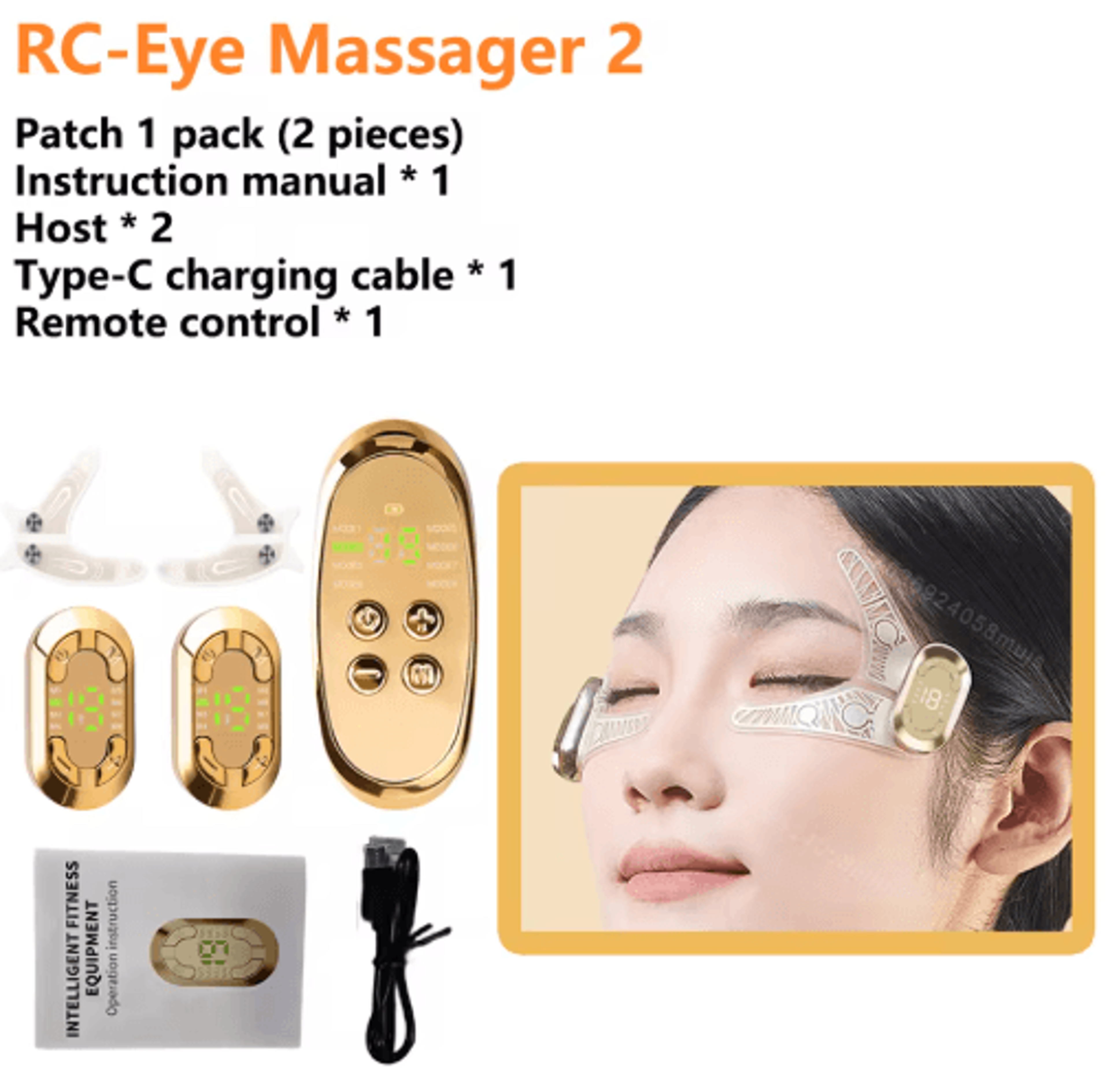 EMS Facial Massager  AntiWrinkle Face Lifting  Eye Care Device 2