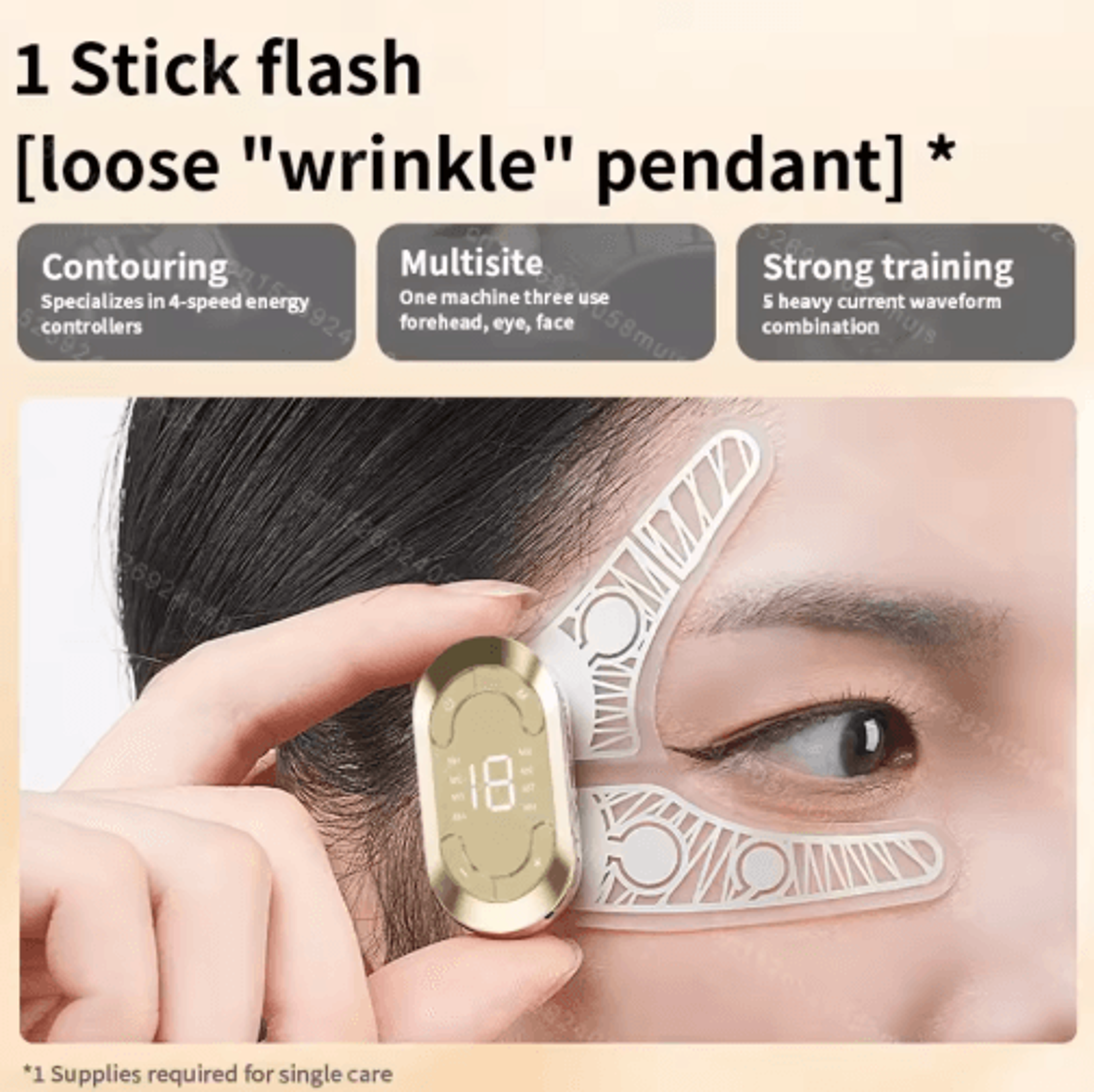 EMS Facial Massager  AntiWrinkle Face Lifting  Eye Care Device 9