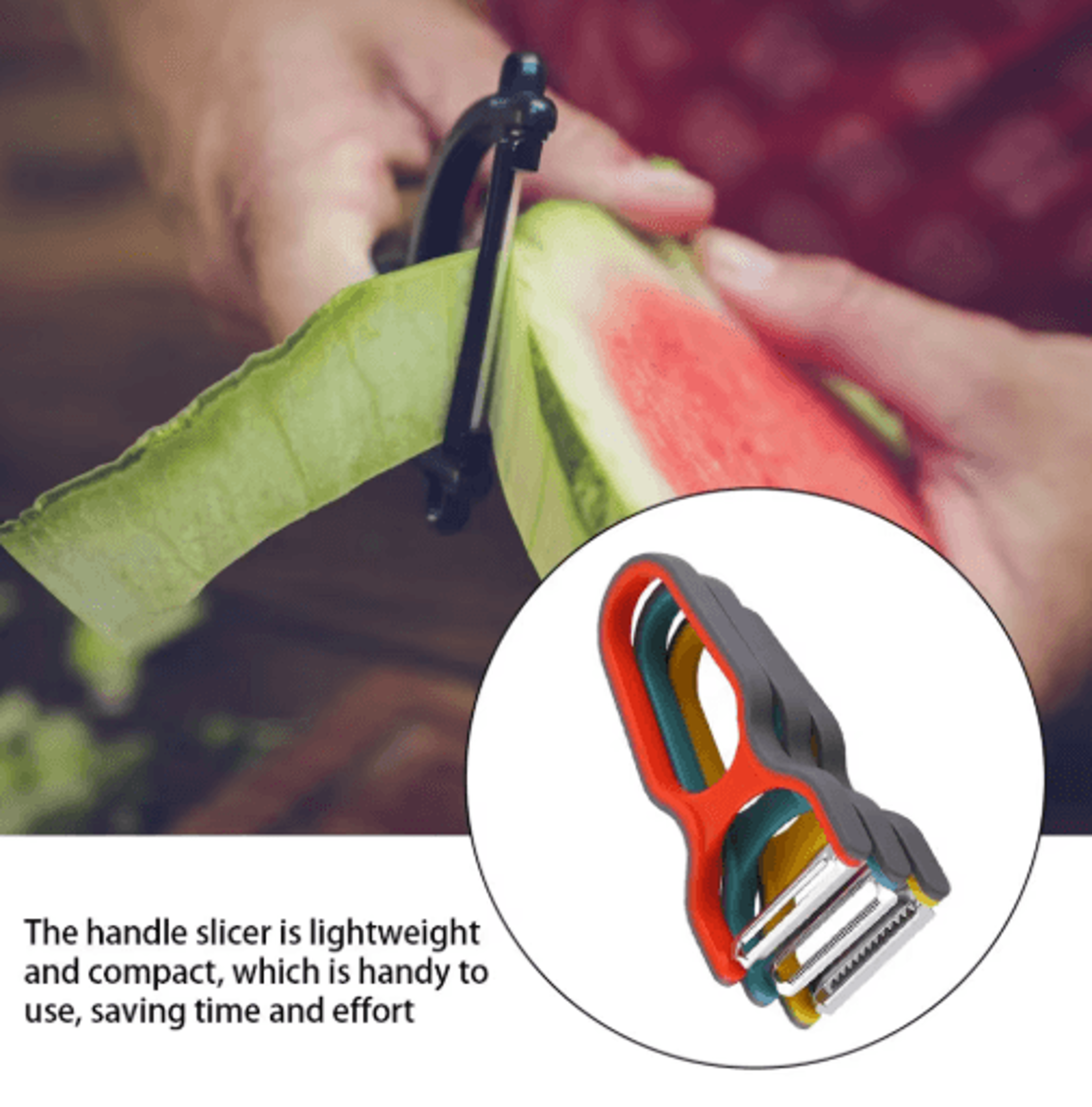 3Piece Stainless Steel Vegetable Peeler Set  MultiFunction Fruit  Potato Slicer Kit 3