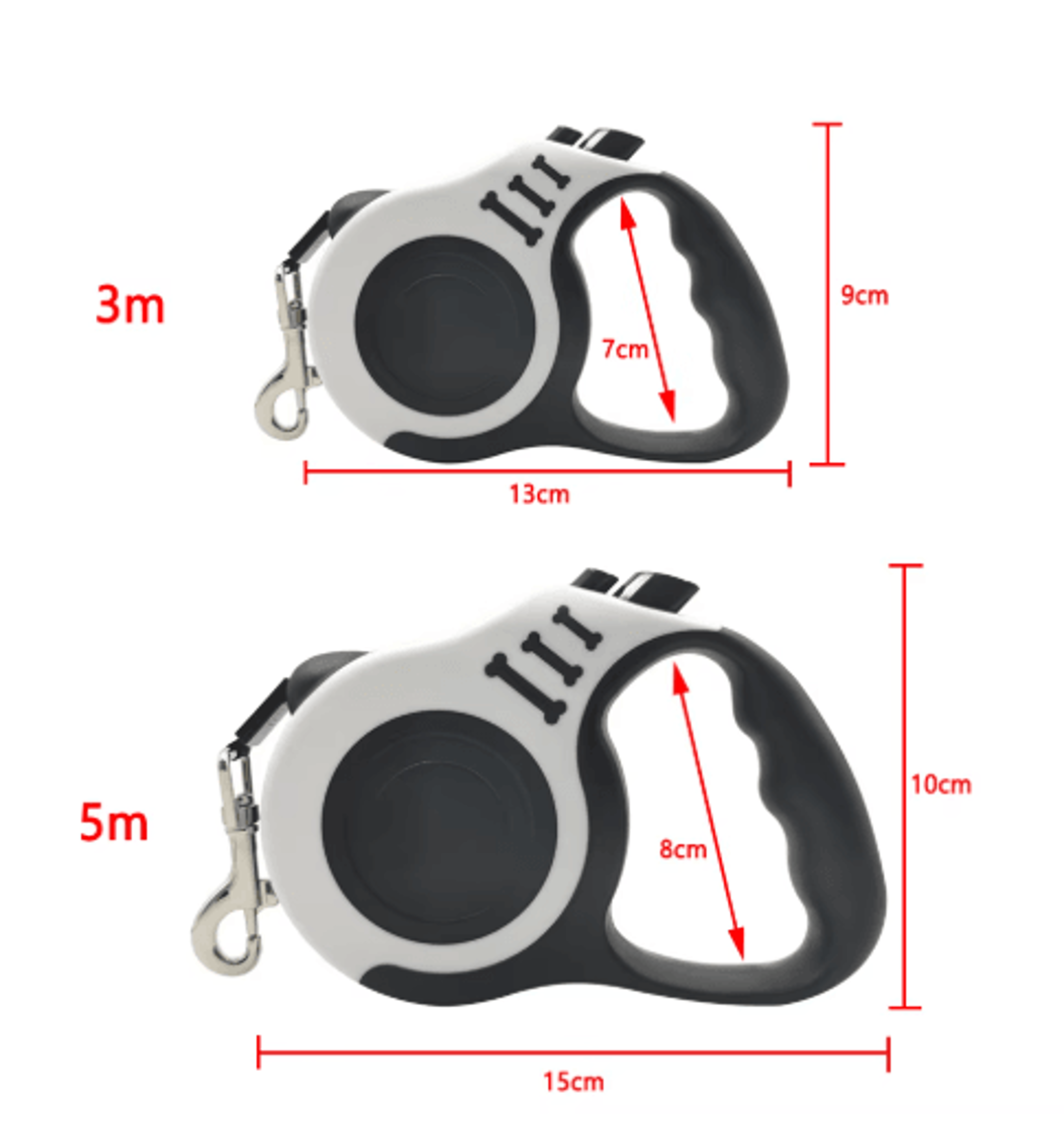 Retractable Dog Leash 3M5M  Automatic Extendable Nylon Lead For Small  Medium Pets 13