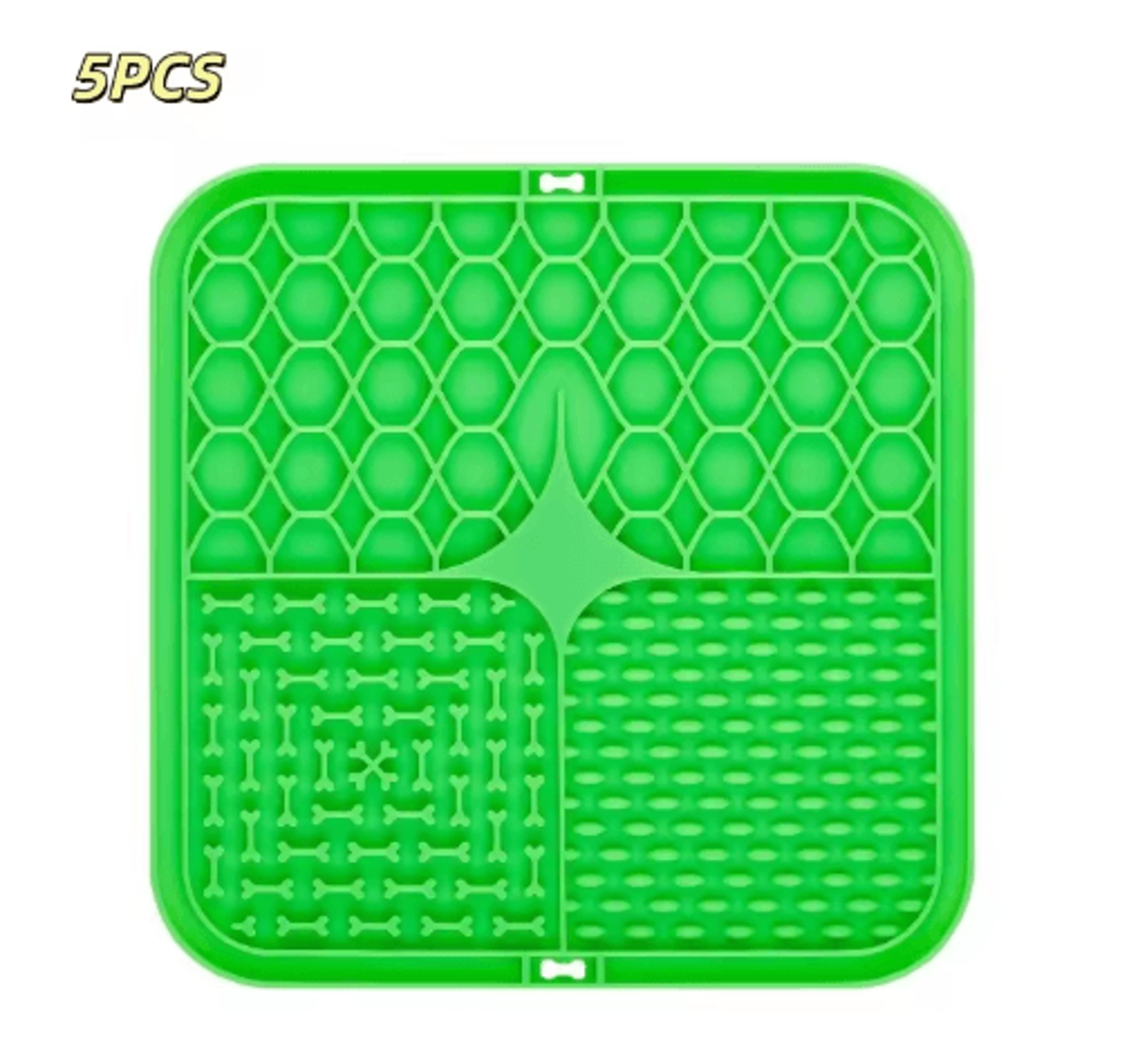 Silicone Dog Lick Mat  Slow Feeder  Anxiety Relief Training Feeding Plate 3