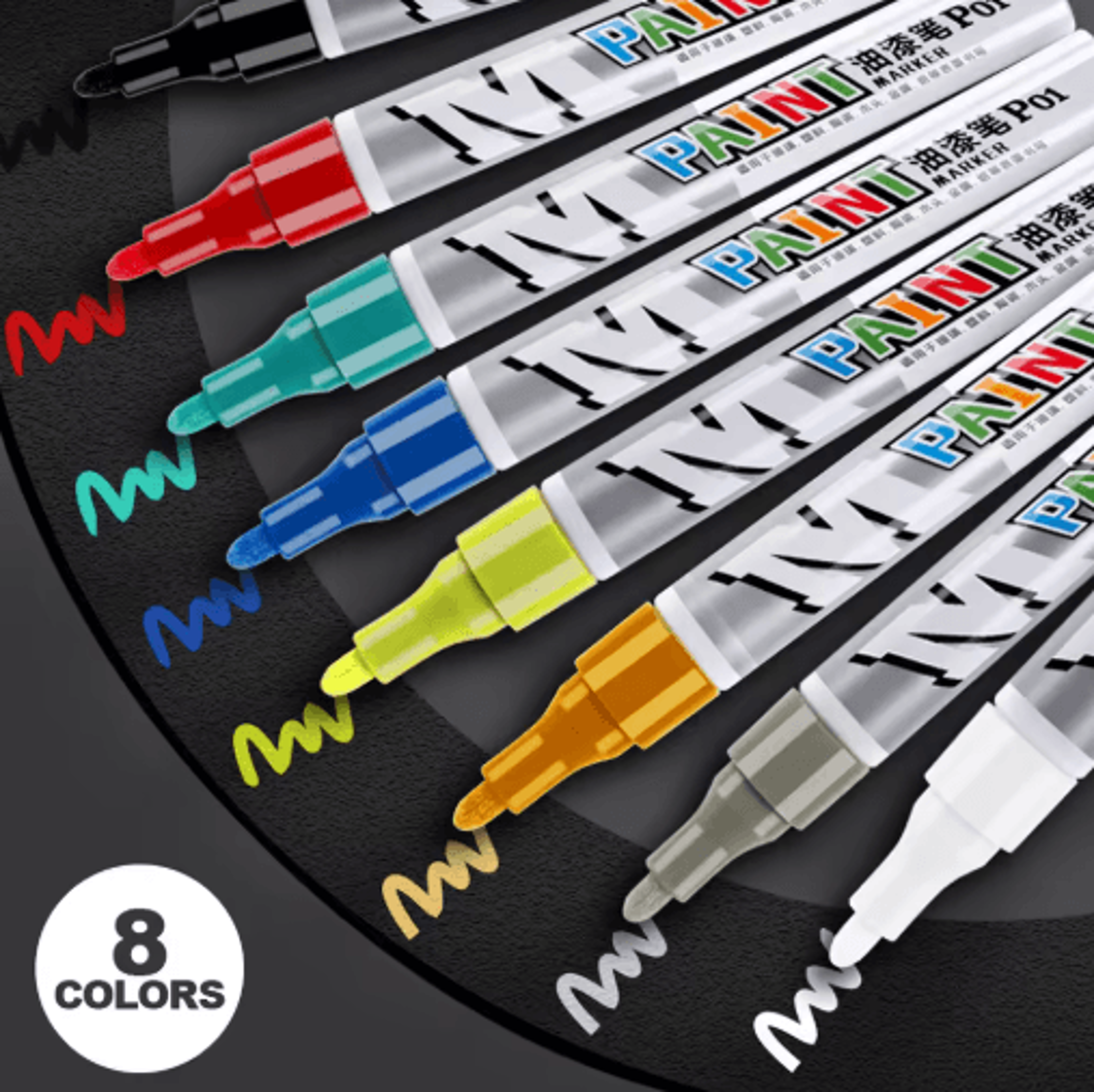 Car Scratch Repair Pen Quick Touch Up Paint Marker For Auto Scratch Removal 12