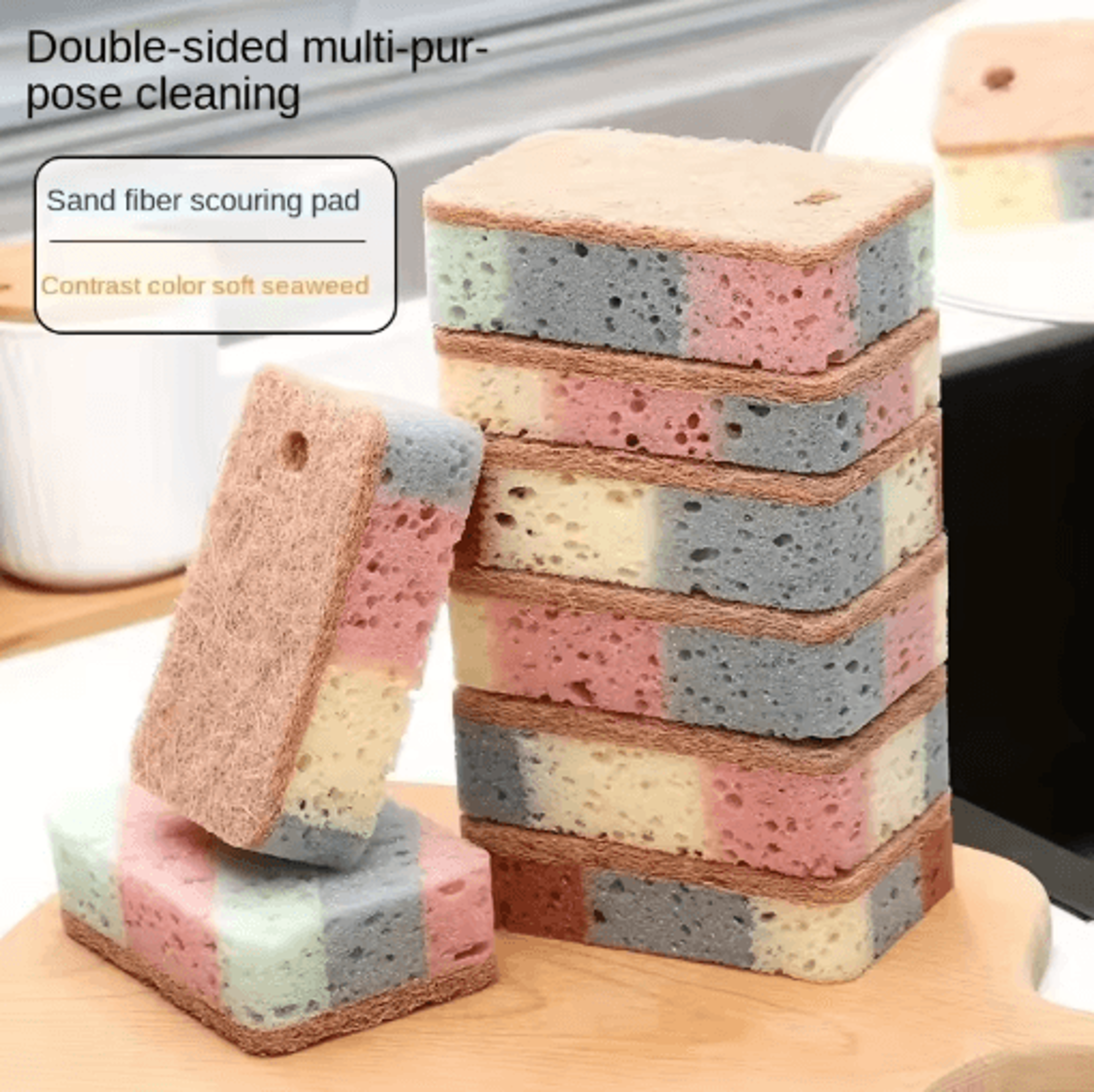 Nano Magic Cleaning Sponge For Kitchen Stain Removal  MultiSurface Use 1