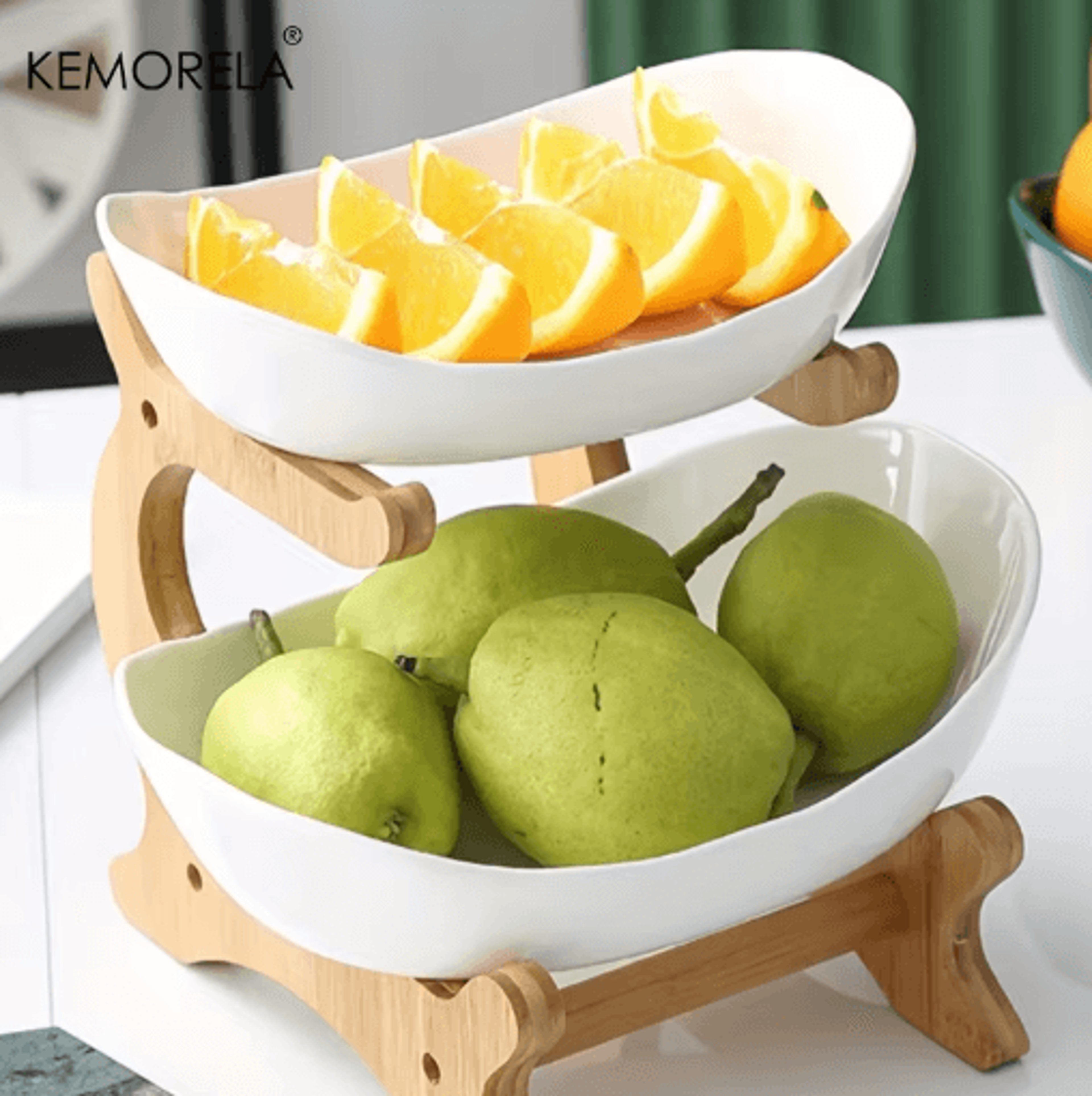 FreshTier 3Layer Fruit  Snack Serving Stand Modern MultiTier Dessert Display 10