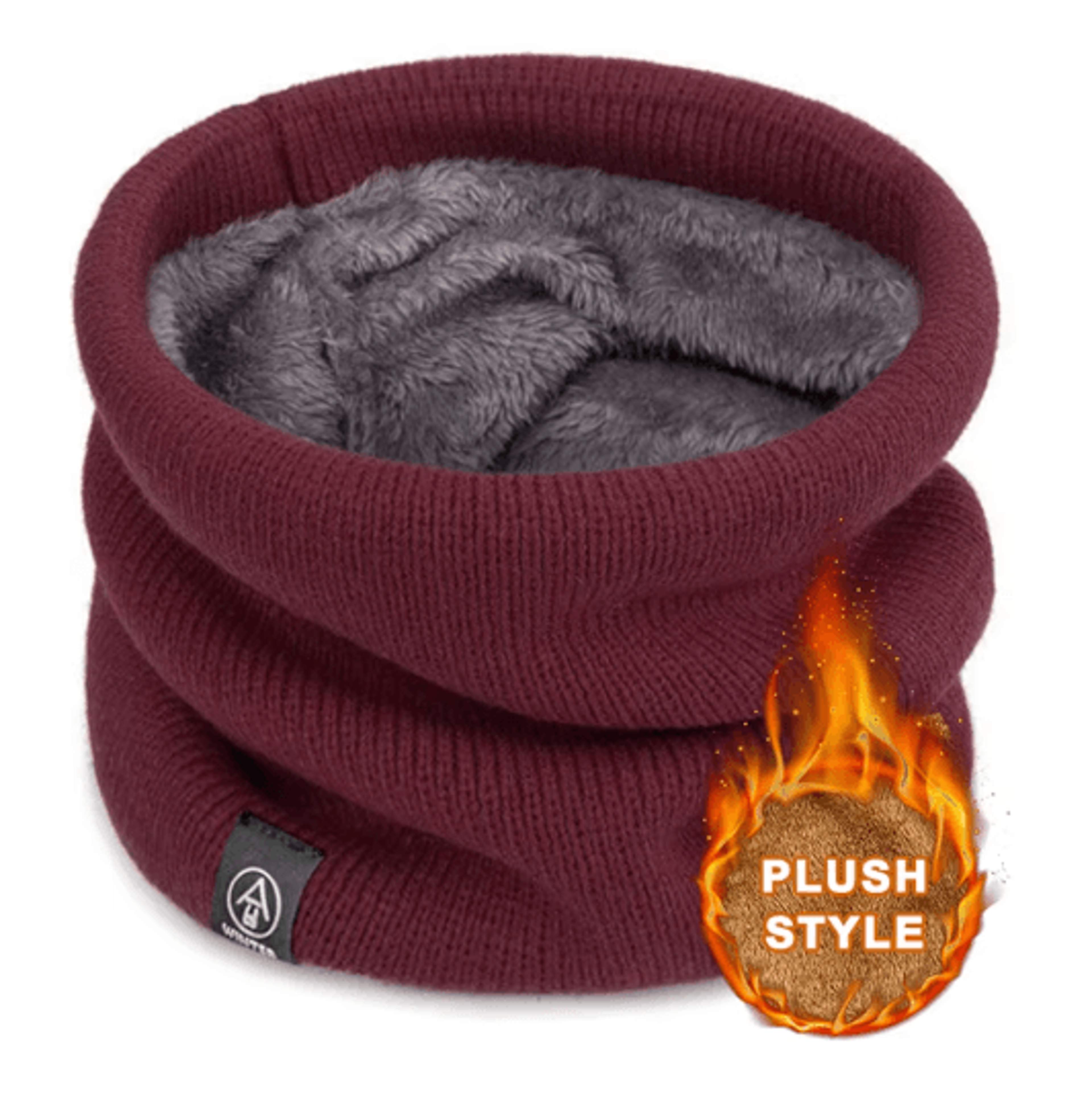 ThermaFlex Knitted Neck Warmer Soft Winter Sport Scarf For Men  Women 2