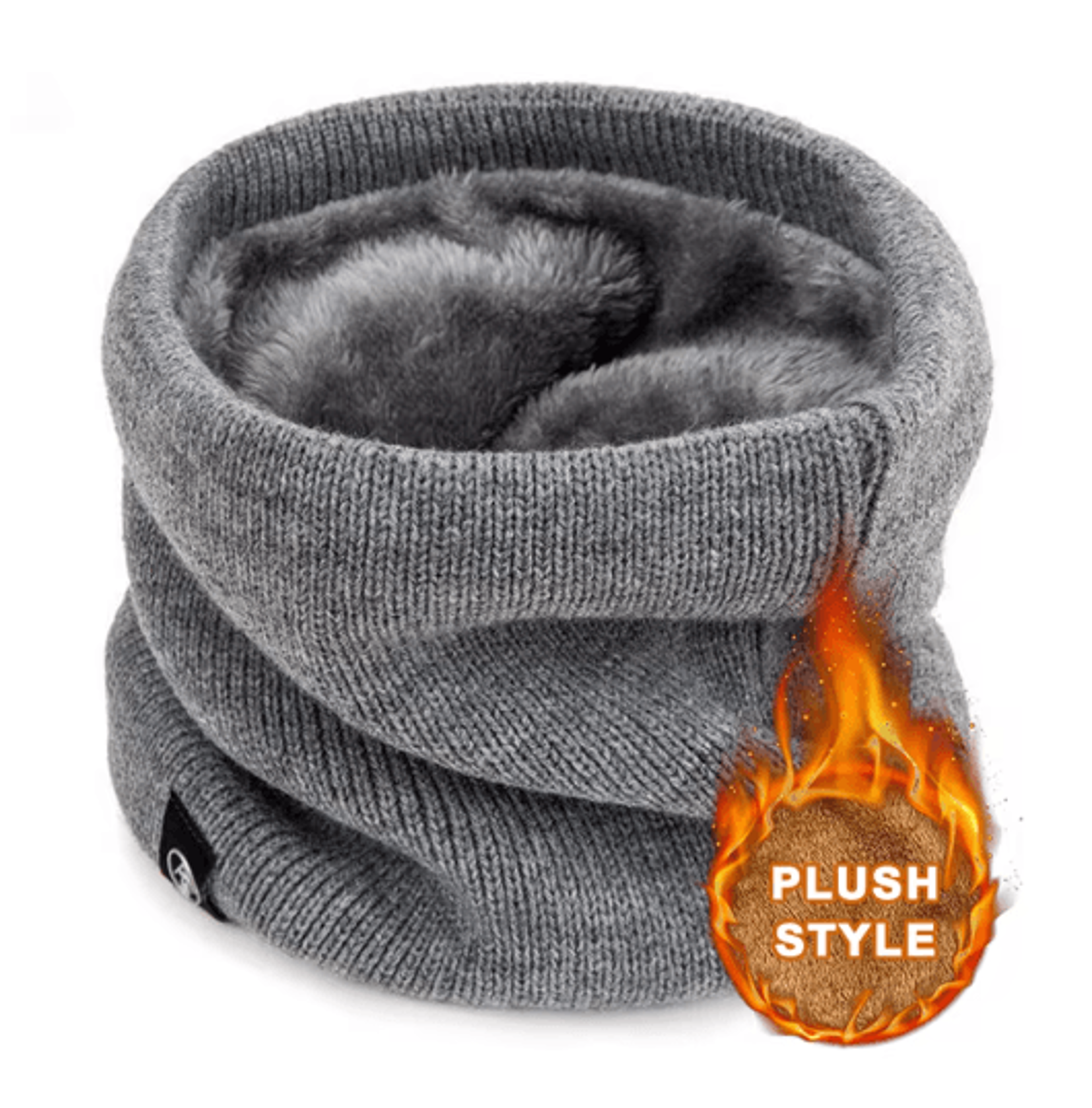 ThermaFlex Knitted Neck Warmer Soft Winter Sport Scarf For Men  Women 3