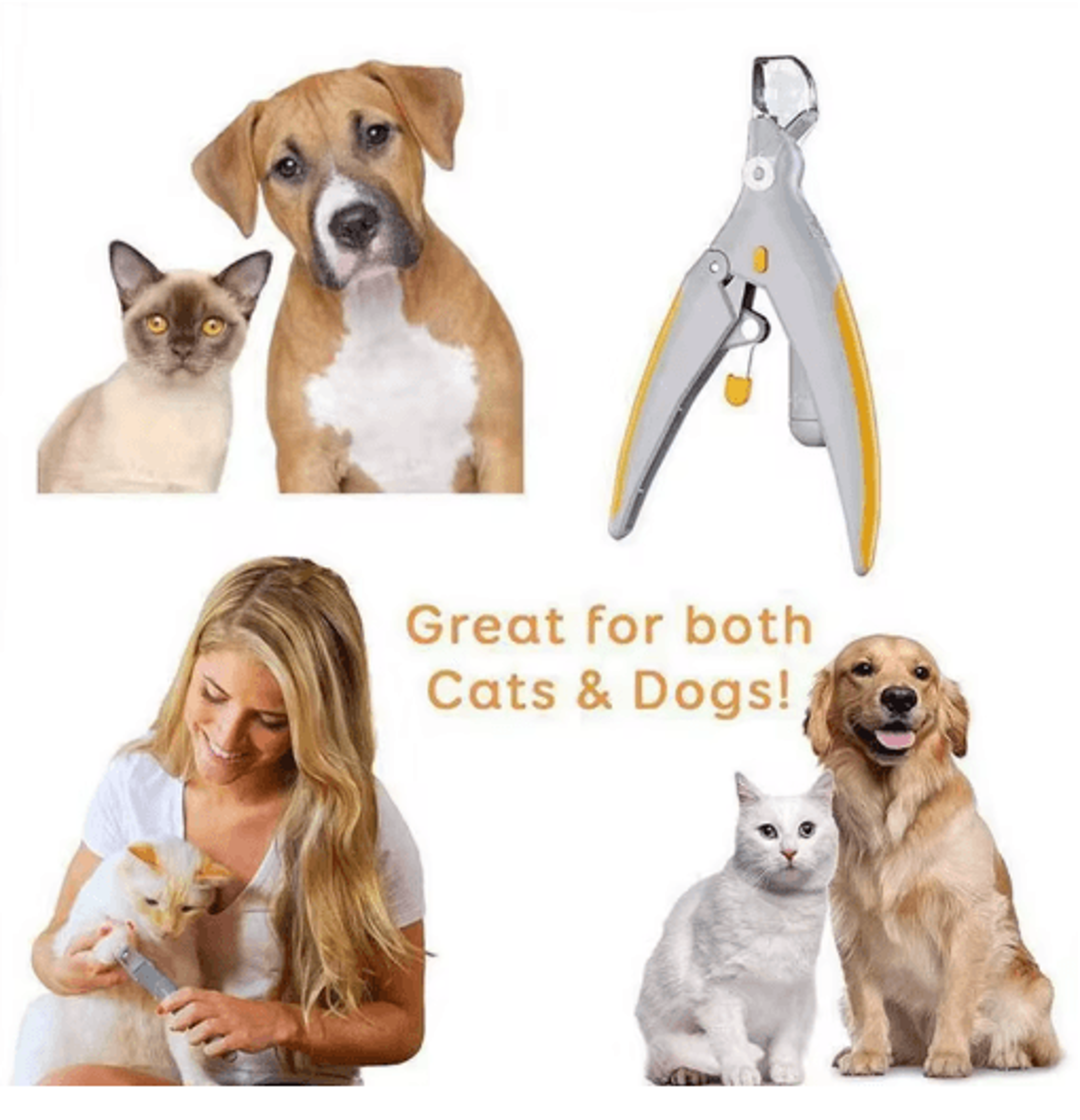 LED Pet Nail Clipper Safe  Precise Grooming Tool For Dogs  Cats 6