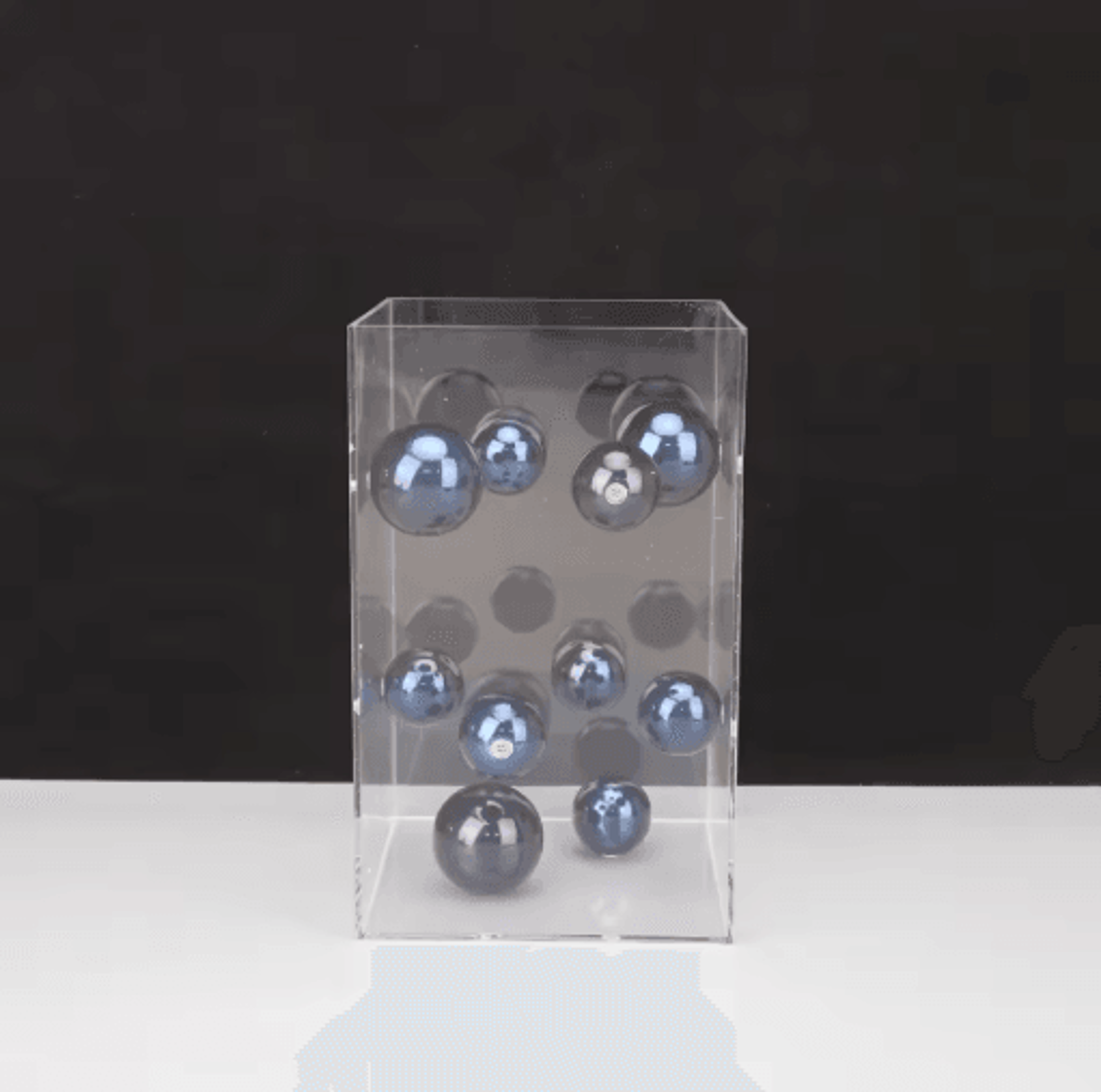 Modern Clear Acrylic Display Cube Decorative Square Cover For Home Styling 4