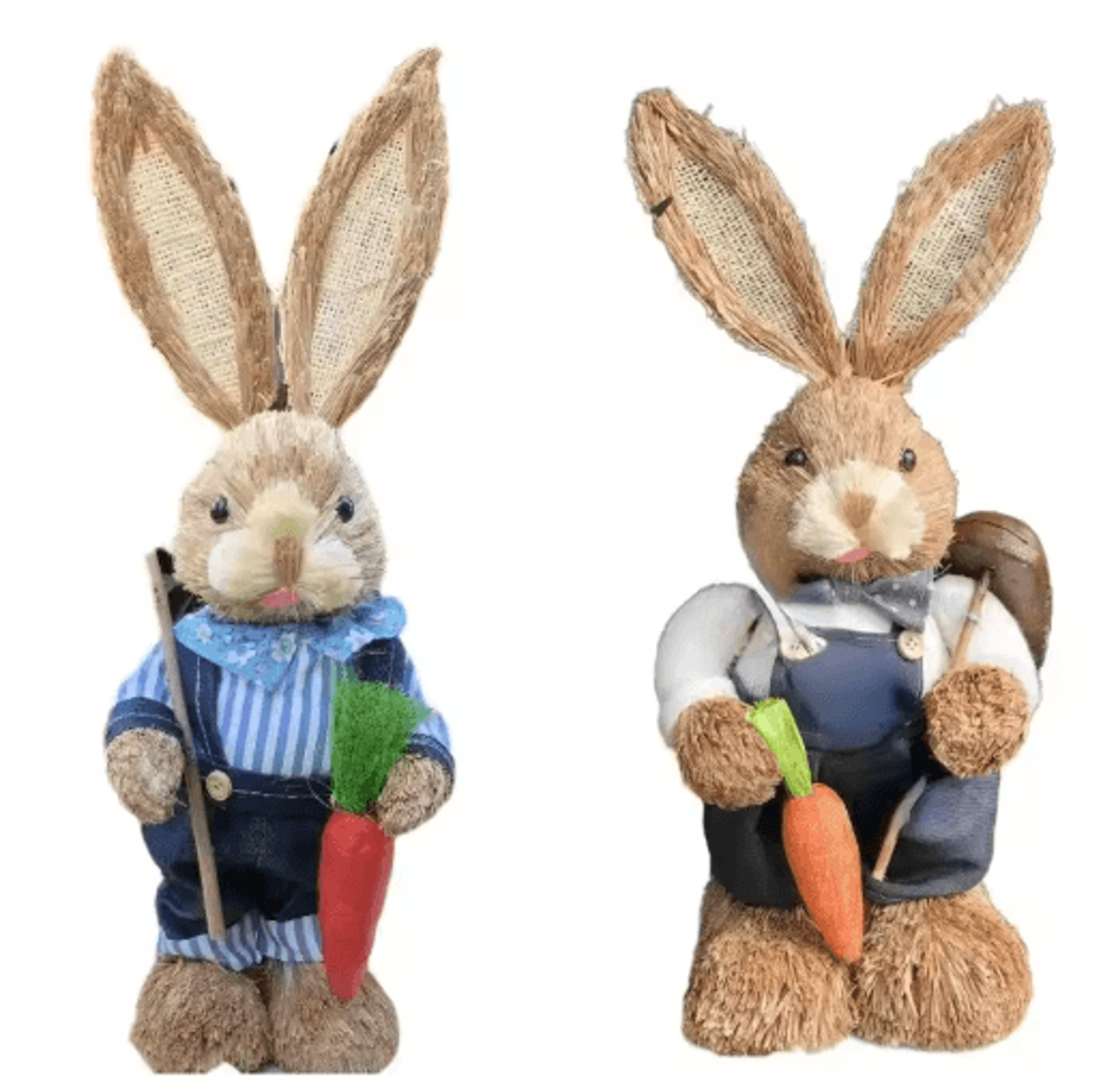 Cute Easter Bunny Figurine Handmade Rabbit Decor For Spring  Home Styling 8