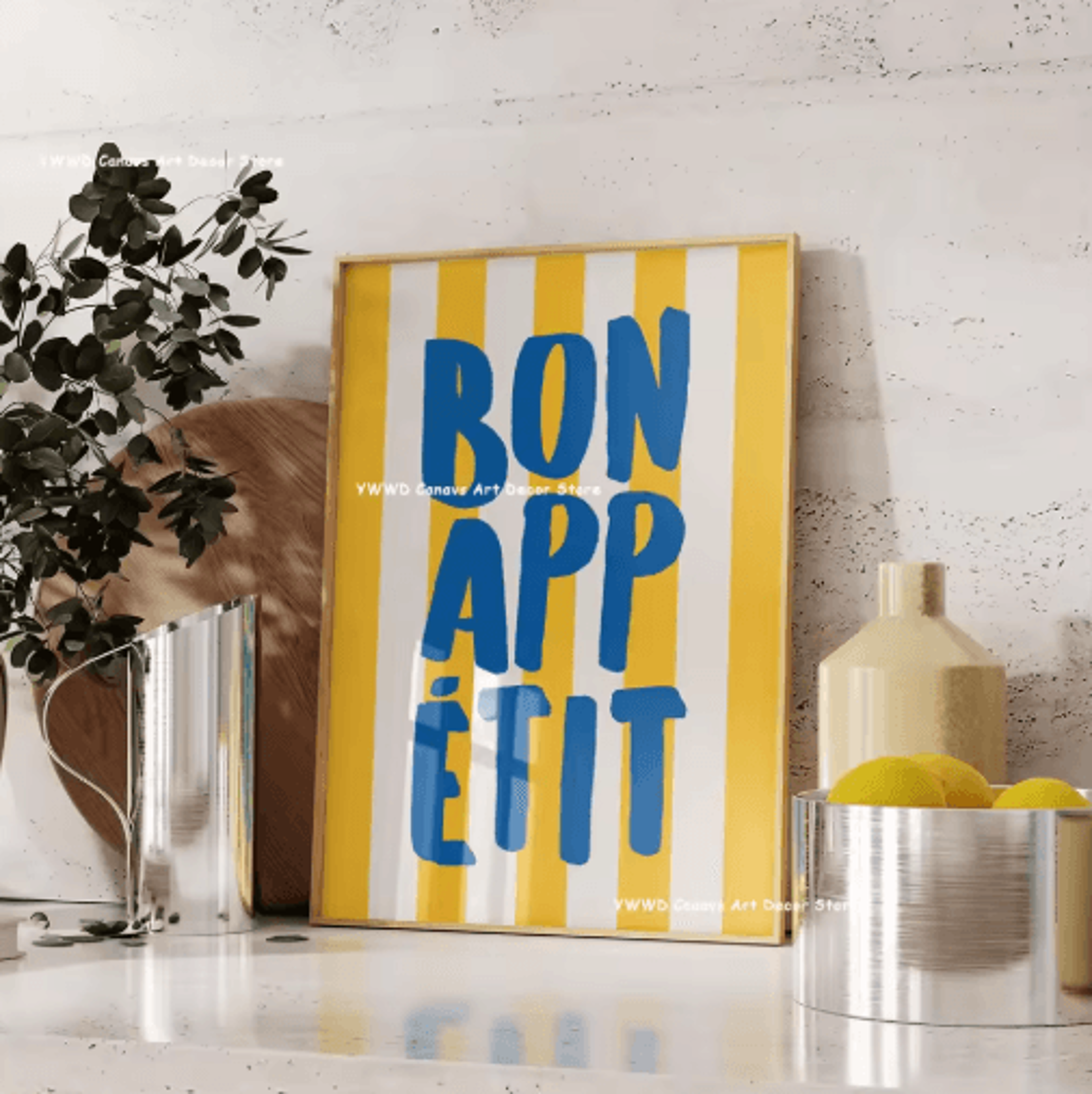 Bon Appetit Coffee Canvas Wall Art  Moka Pot Espresso Poster For Kitchen Decor 28