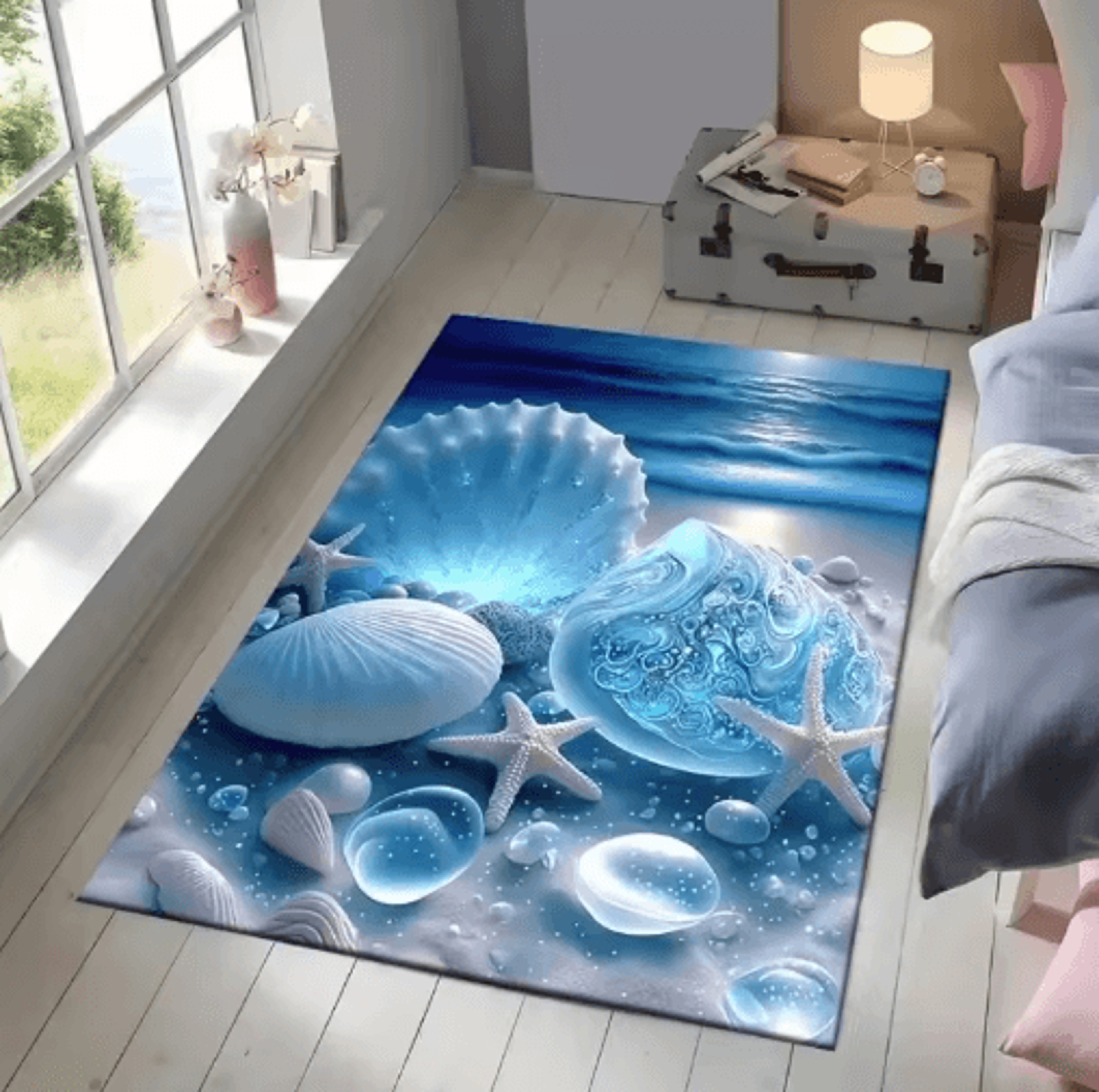 3D Desert Crack Rug  NonSlip Machine Washable Abstract Floor Carpet 7