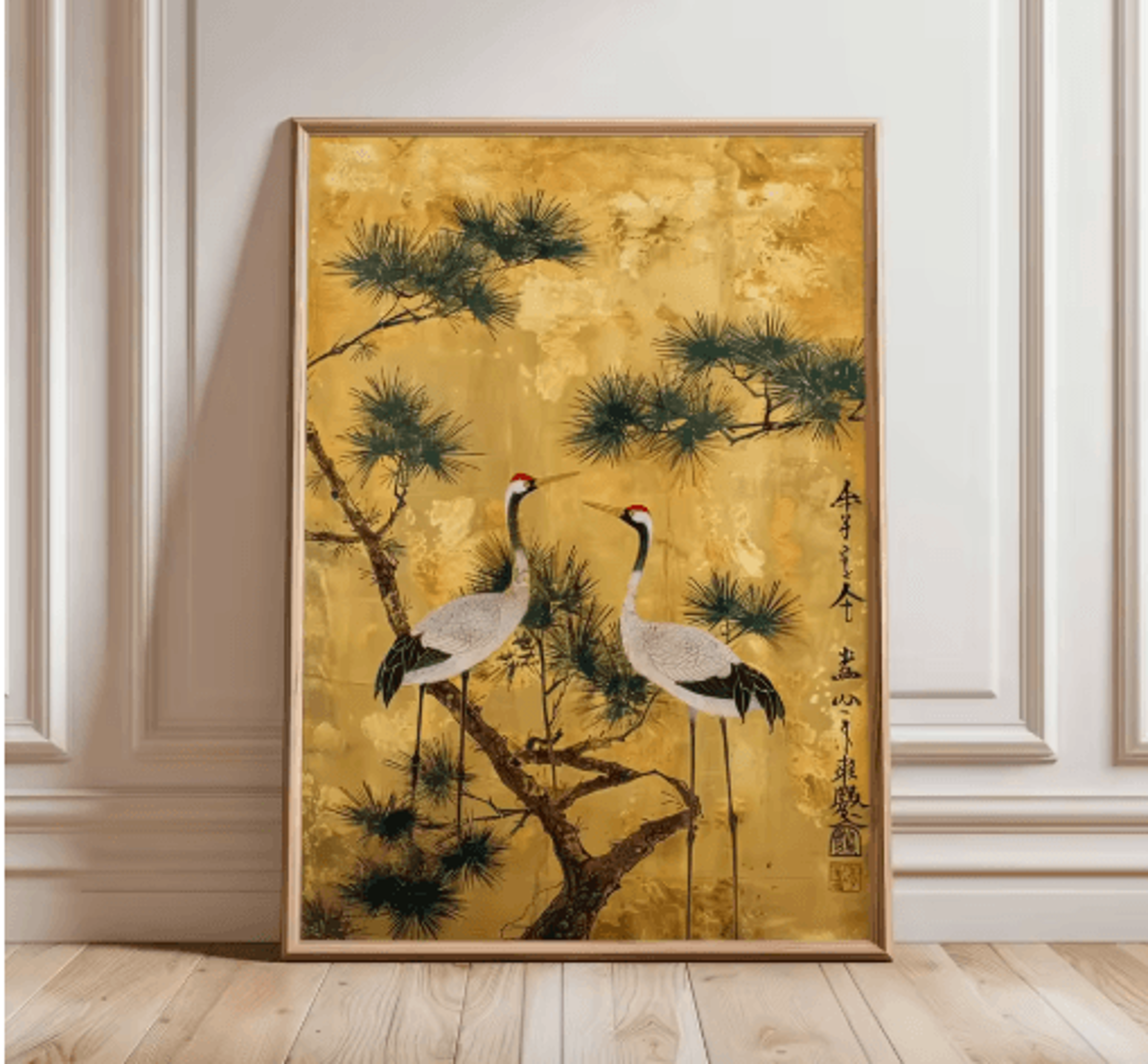 Japanese Tiger Swimming Canvas Wall Art  Asian Animal Canvas Print For Modern Living Room Decor 9