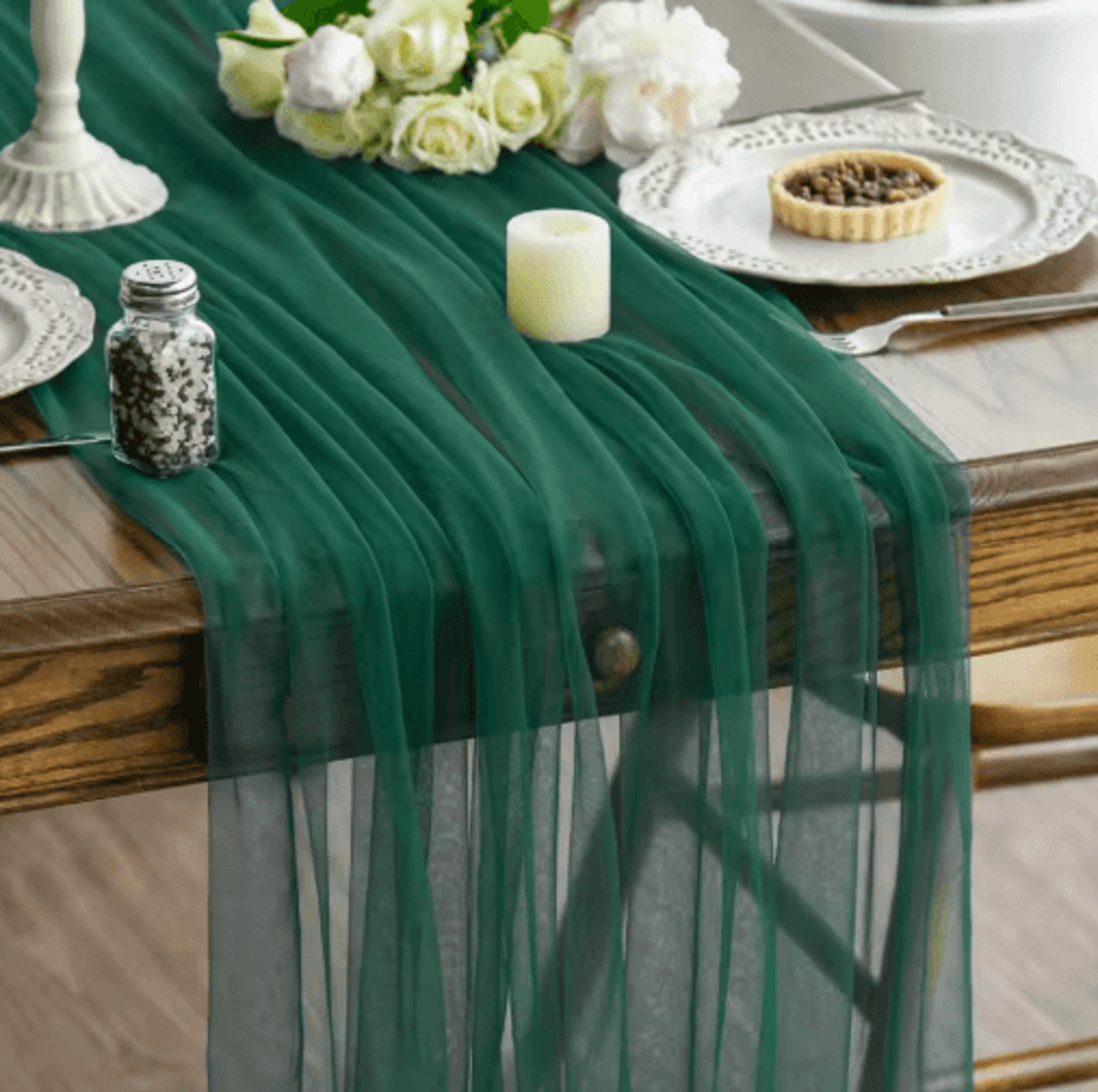 Sheer Gauze Table Runner For Weddings  Events Boho Table Decor And Arch Draping Fabric 7