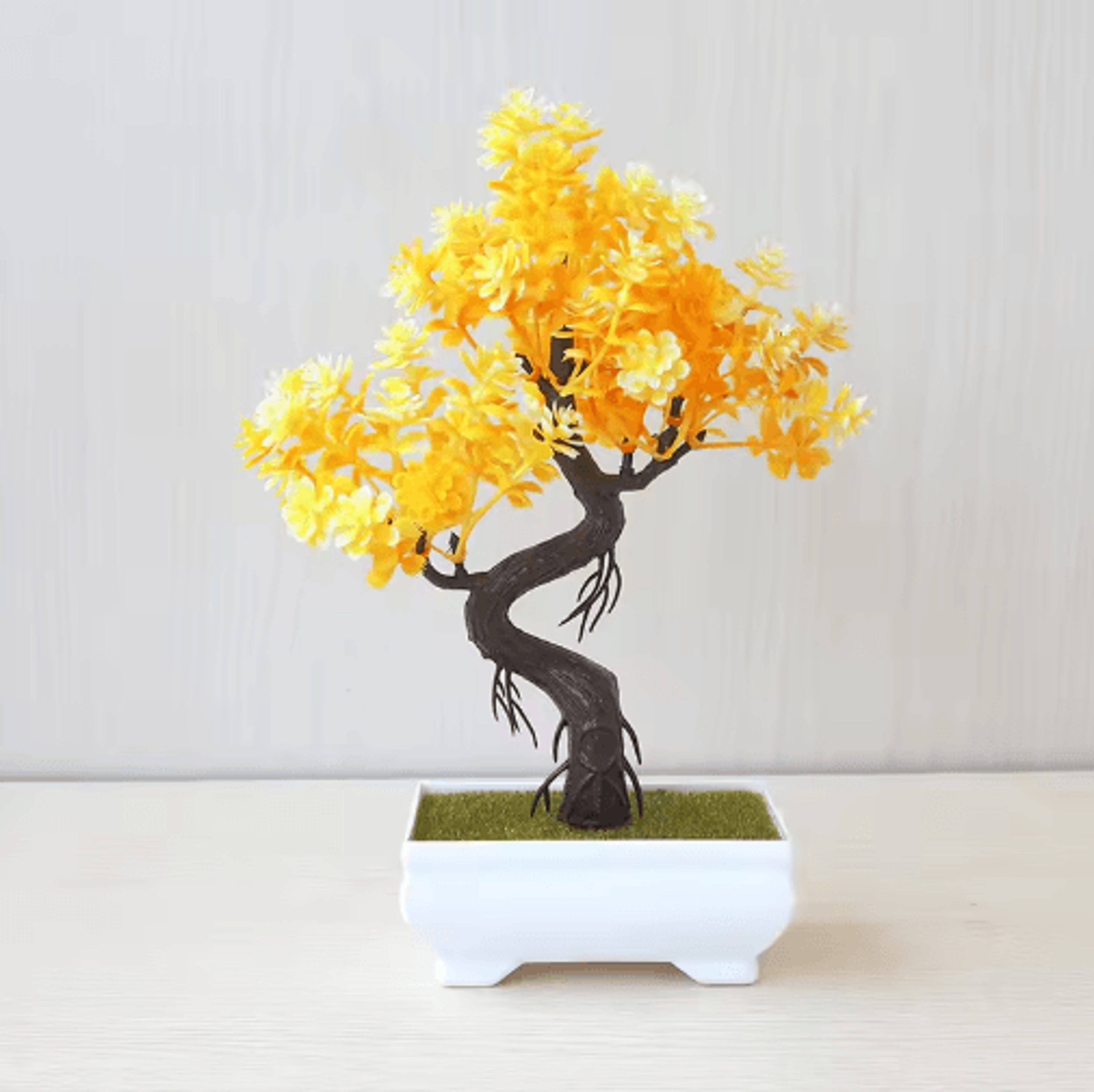 Artificial Bonsai Plant  Mini Zen Garden Tabletop Tree For Home  Office Decor 1