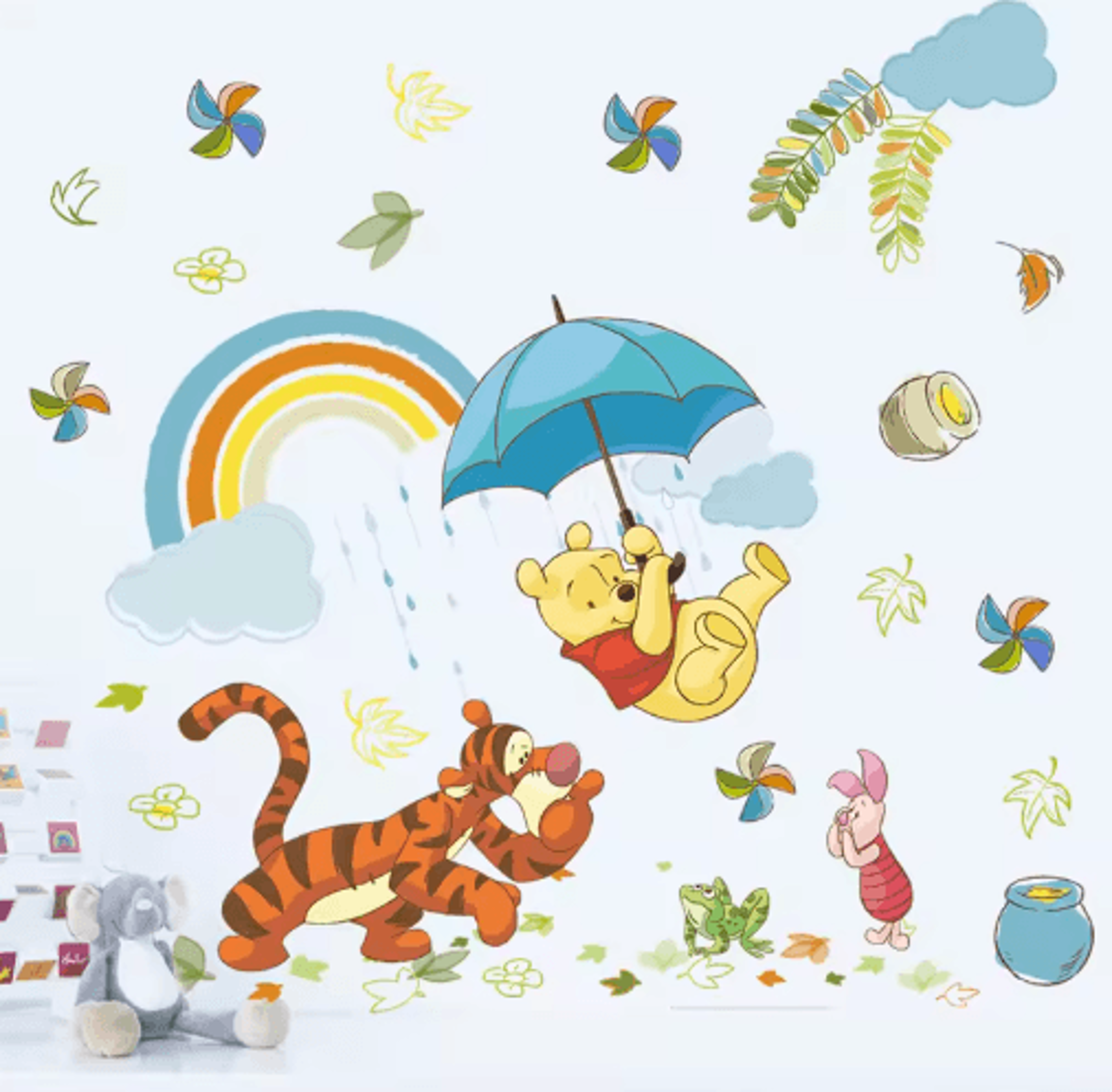 Winnie The Pooh Wall Sticker  Cute Cartoon Wall Decals For Kids Room  Nursery Decor 20