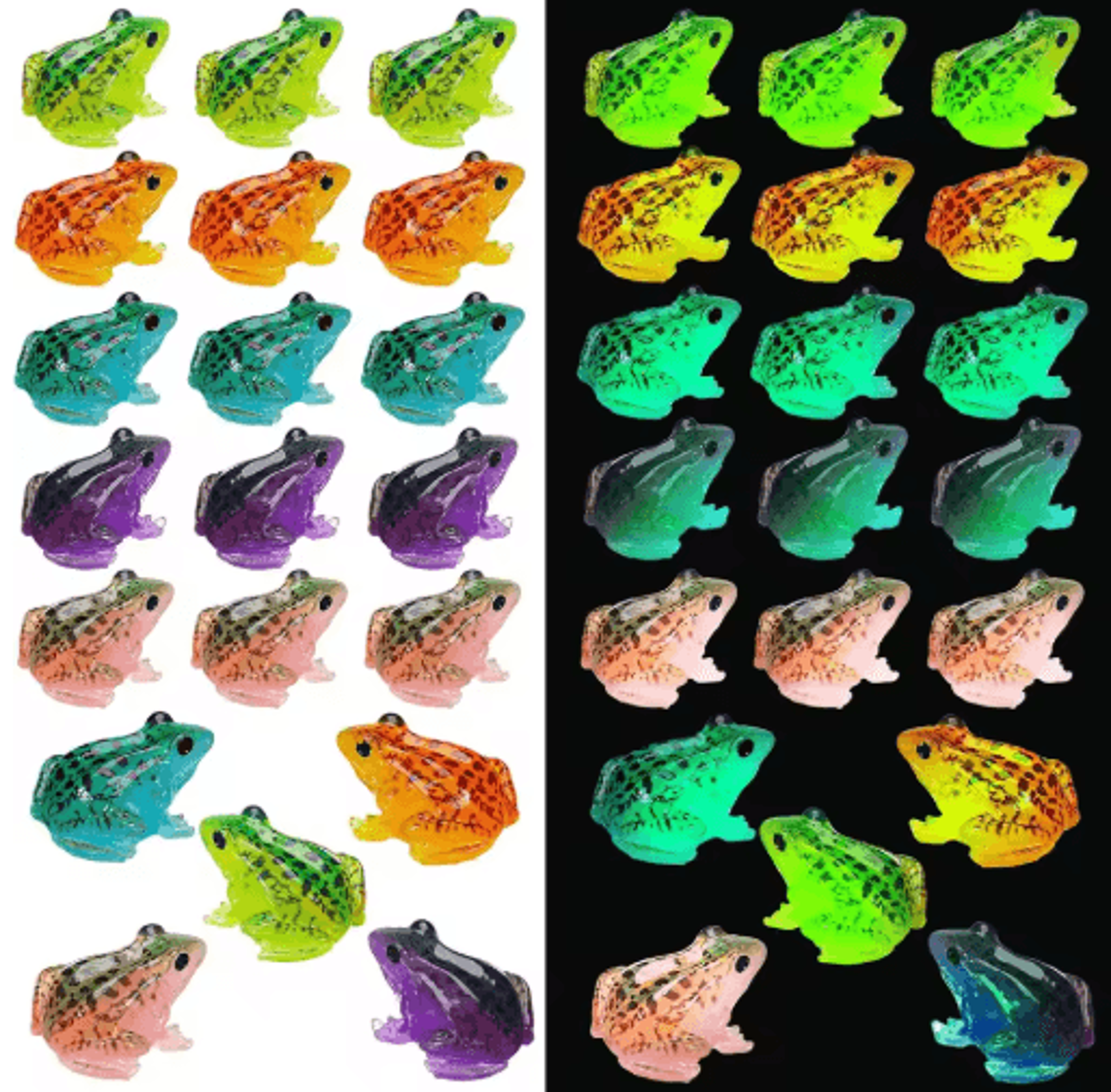 Mini Luminous Frog Figurines  Resin Glow Frog Decor For Terrariums  DIY Moss Landscapes 1