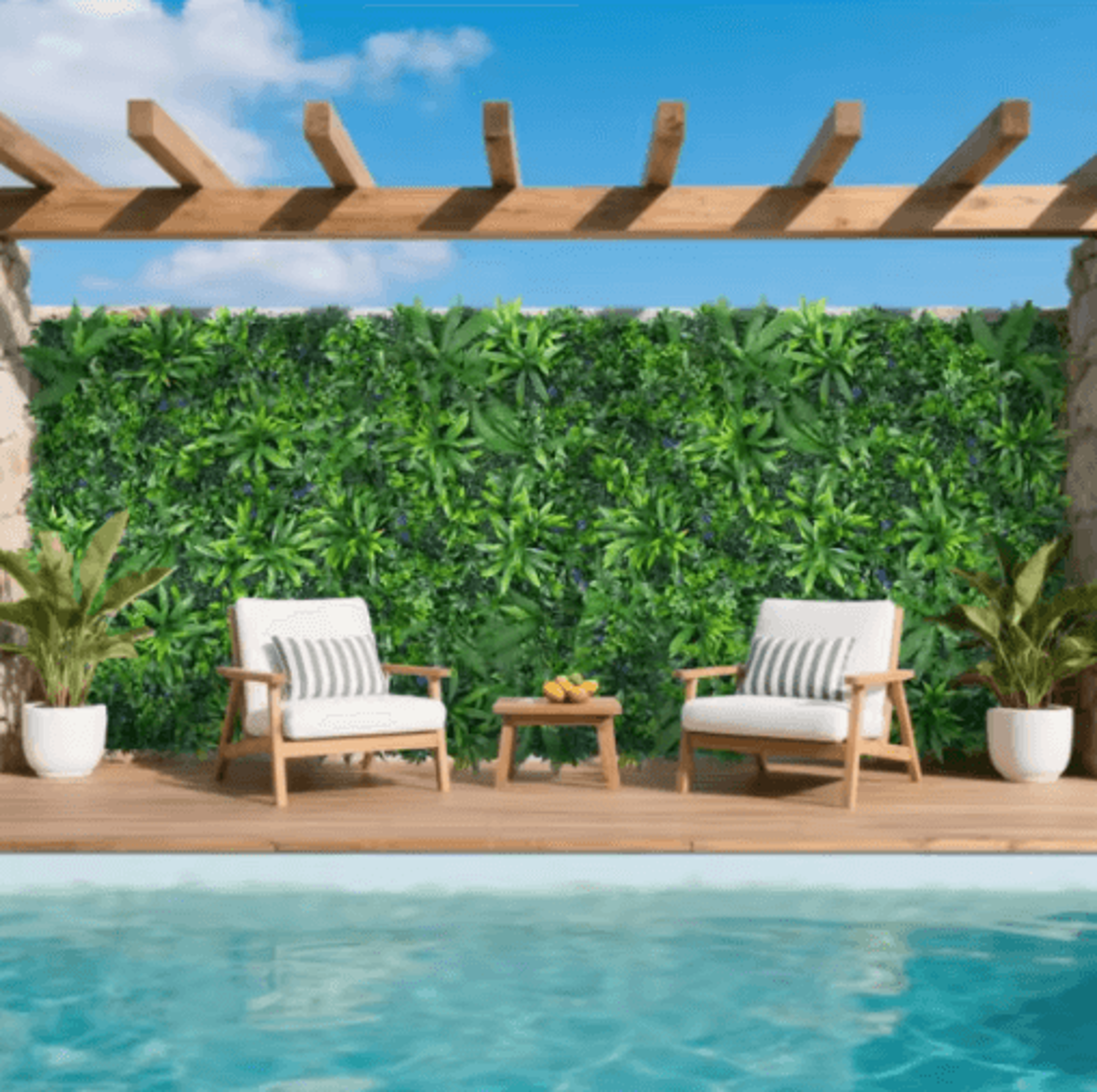 Artificial Grass Wall Panel  Boxwood Hedge For Vertical Garden  Greenery Wall Decor 7