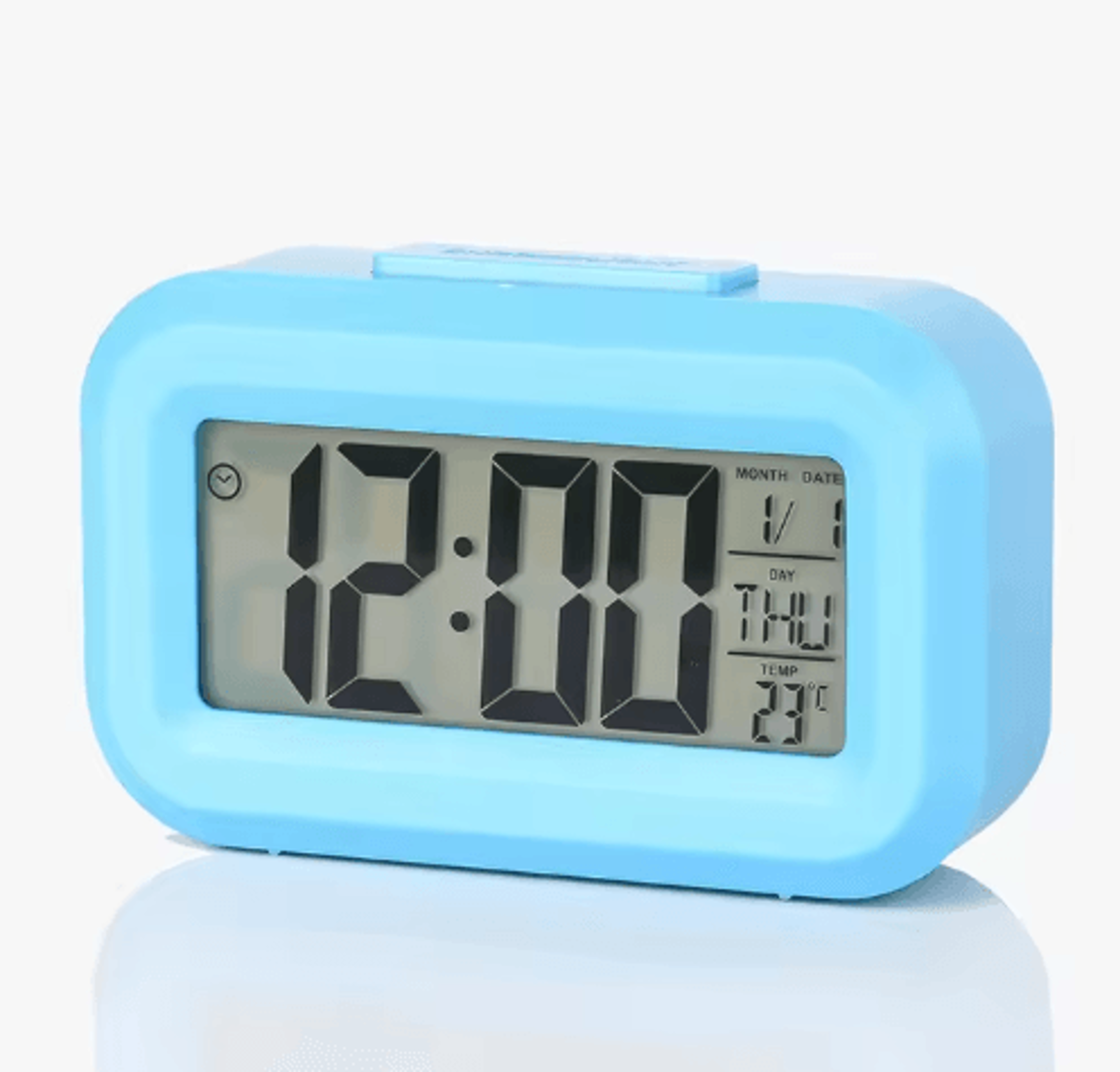 Digital Alarm Clock  LED Desk Clock With Snooze Backlight  Calendar Display 1