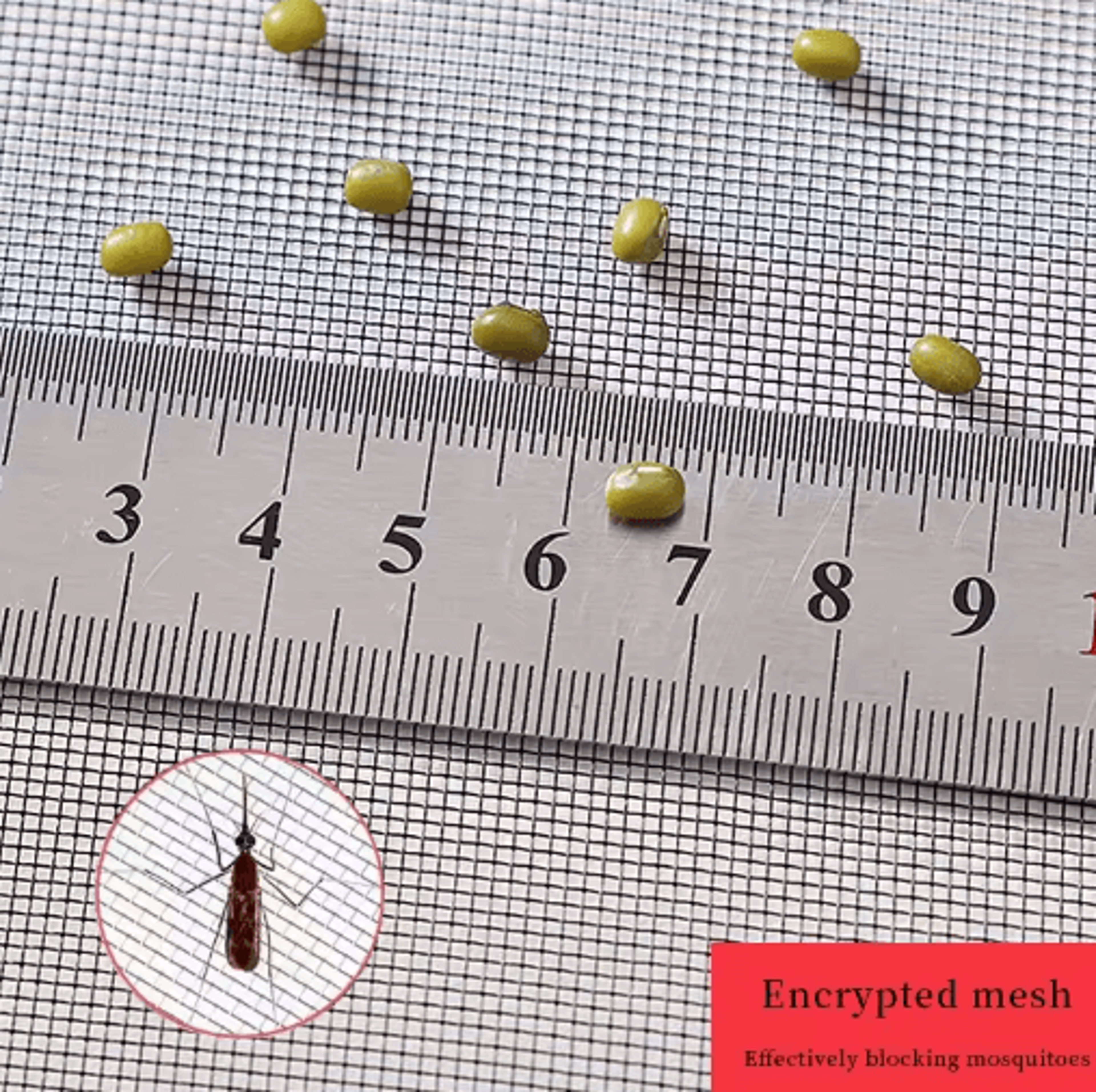 SelfAdhesive Mosquito Net Screen  Custom InsectProof Window  Door Mesh Curtain 6