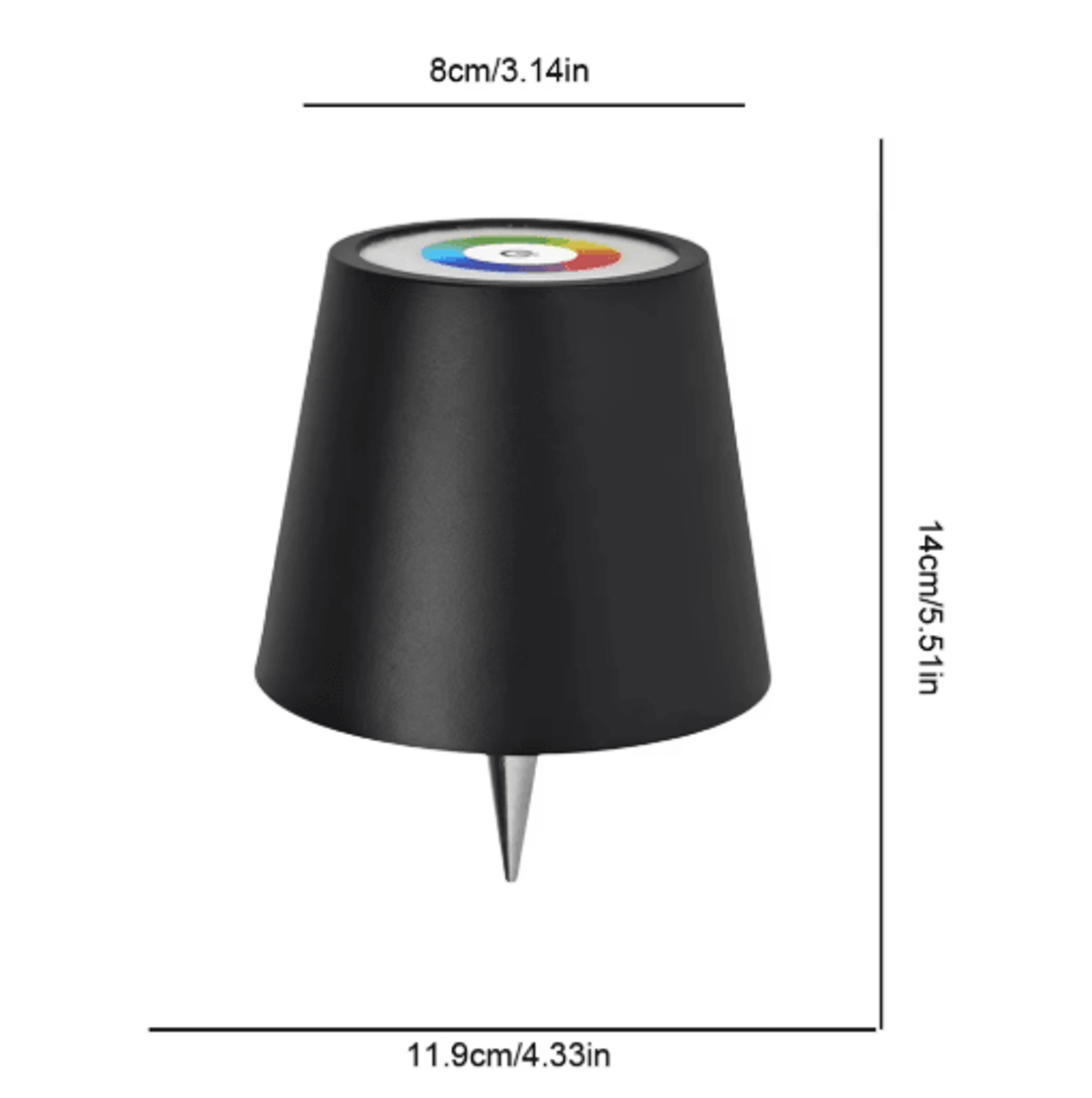 Wireless LED Wine Bottle Lamp  Rechargeable Touch Control Table Light For Outdoor  Dining Ambiance 9