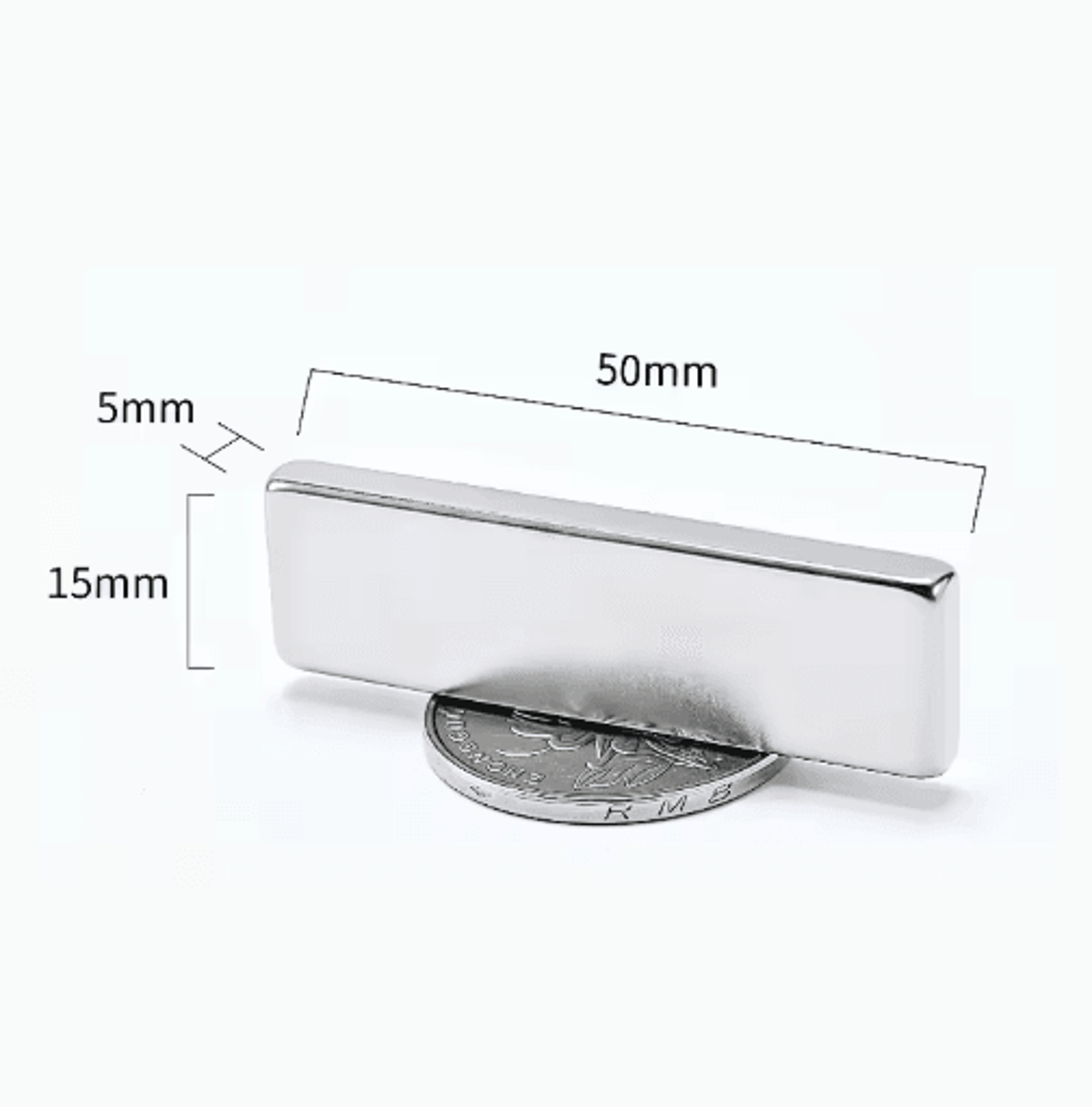 N52 Neodymium Square Magnets Heavy Duty Strong Magnetic Blocks N10pcs 1