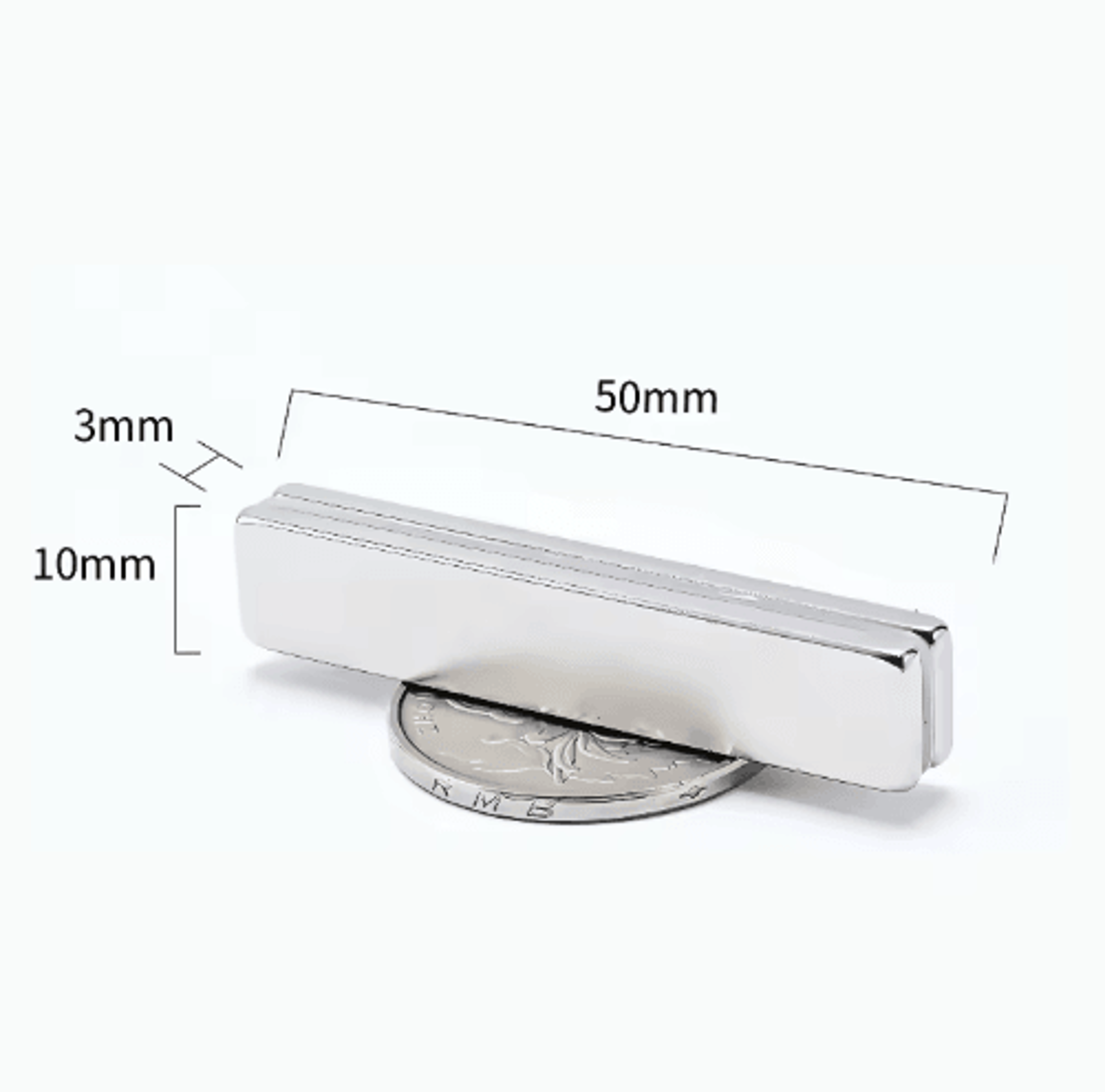 N52 Neodymium Square Magnets Heavy Duty Strong Magnetic Blocks N10pcs 3