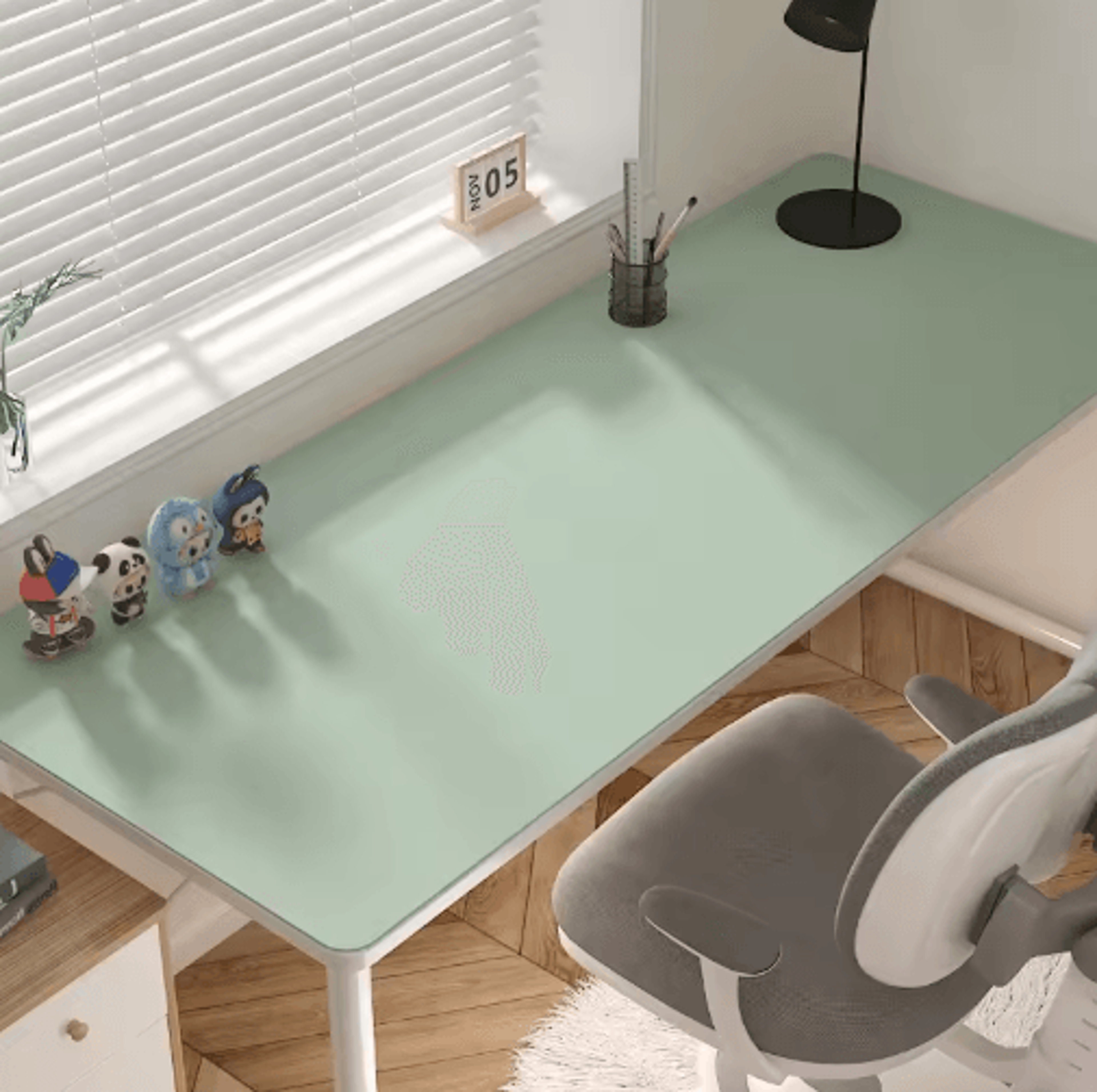 Large Heat Resistant Waterproof Table Mat  OilProof Kitchen  Desk Protector 2